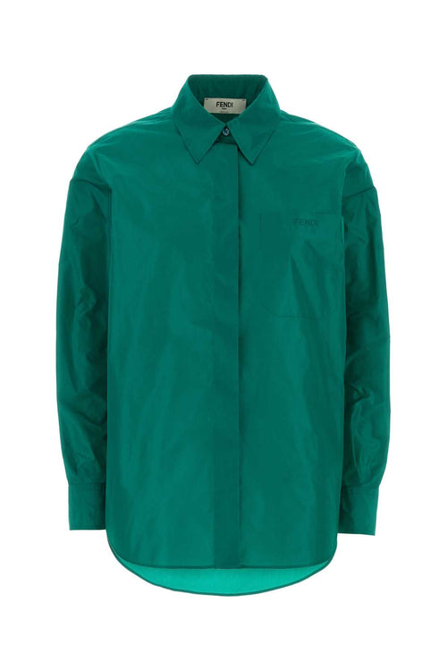 FENDI CAMICIA SILK TAFFETAS For Women Exterior: 100% Silk