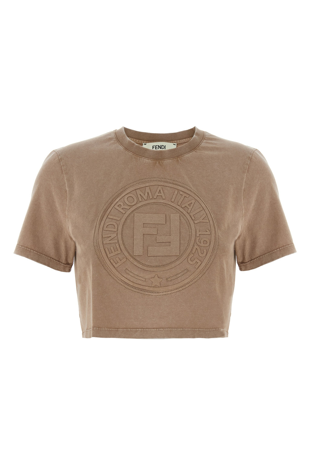 FENDI 3D 'Fendi Roma' T-shirt For Women 100% cotton