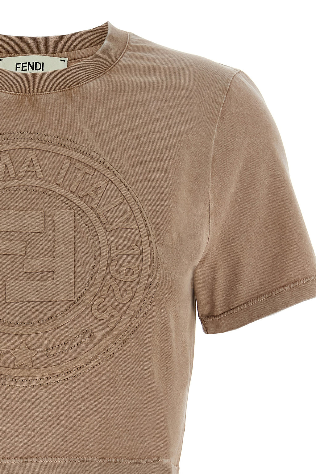 FENDI 3D 'Fendi Roma' T-shirt For Women 100% cotton