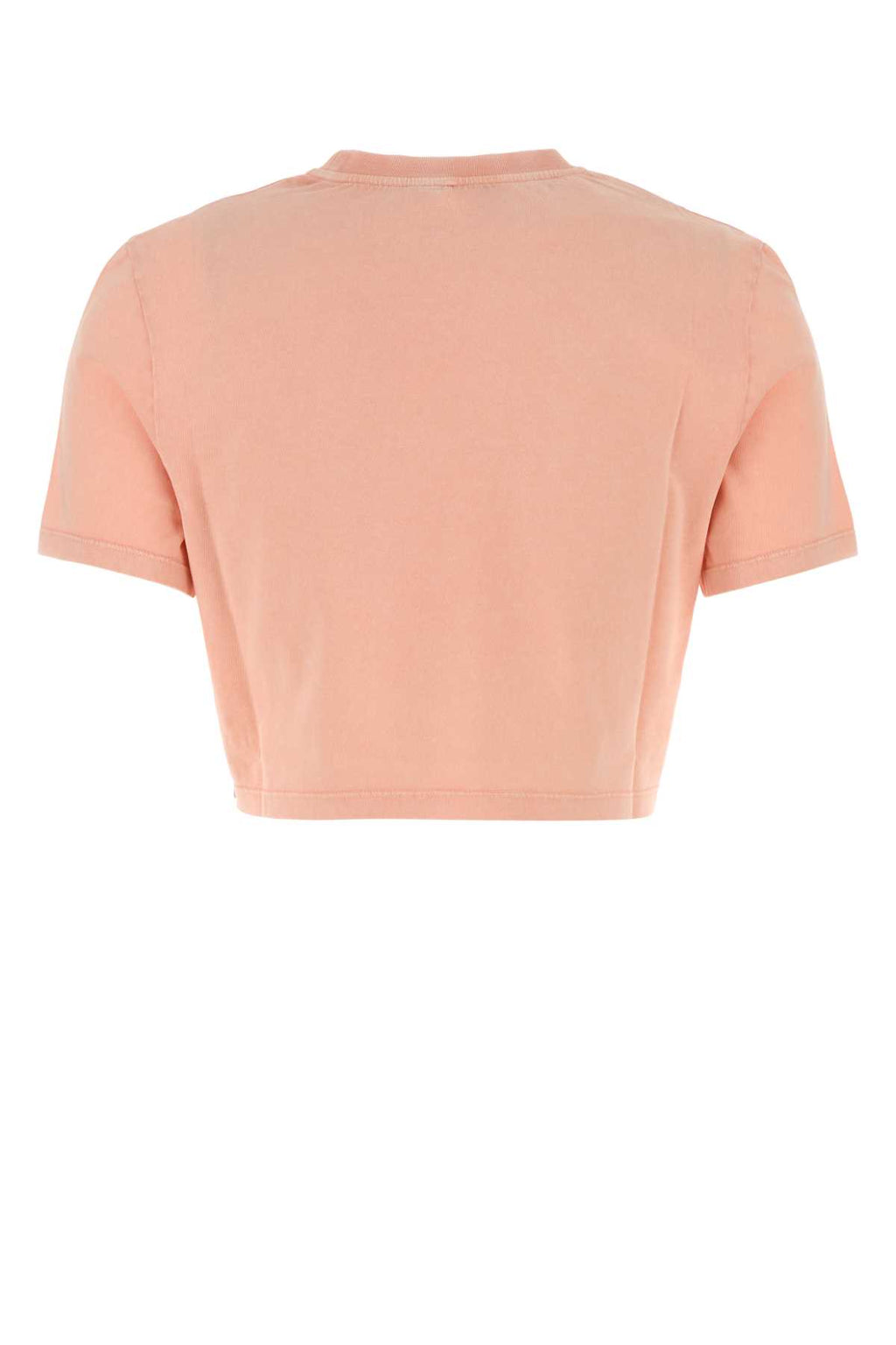 FENDI CROP LOGO TEE For Women Exterior: 100% Cotton