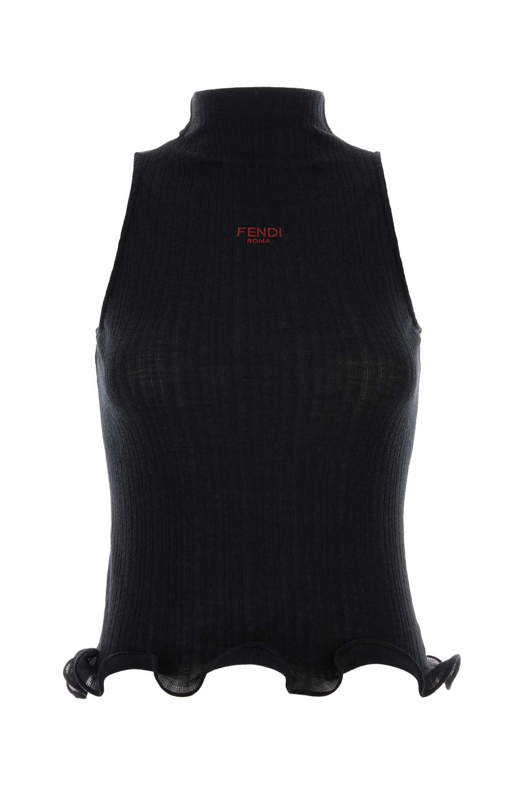 FENDI TOP FENDI ROMA RIB For Women Exterior: 100% Cotton