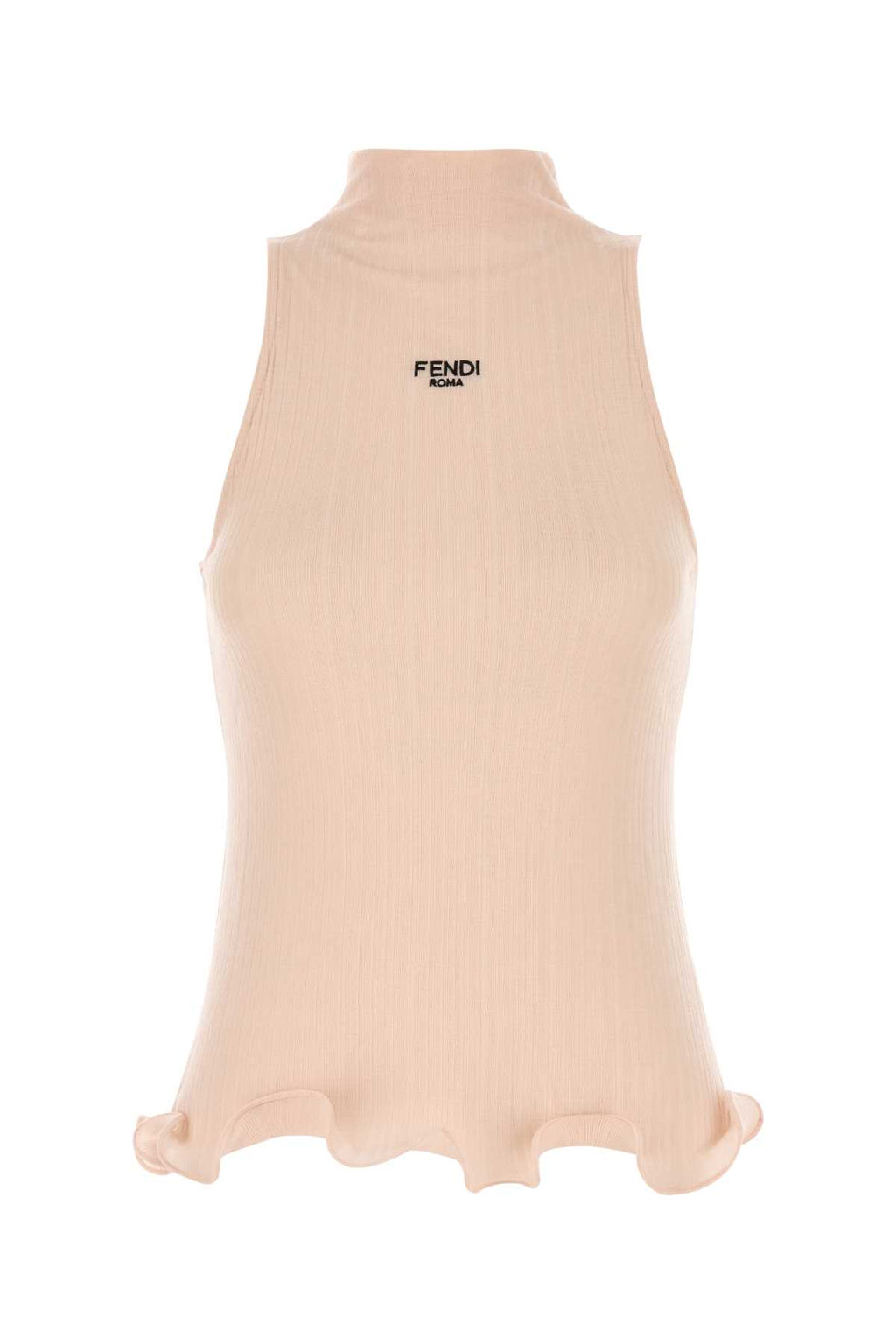 FENDI TOP FENDI ROMA RIB For Women Exterior: 100% Cotton