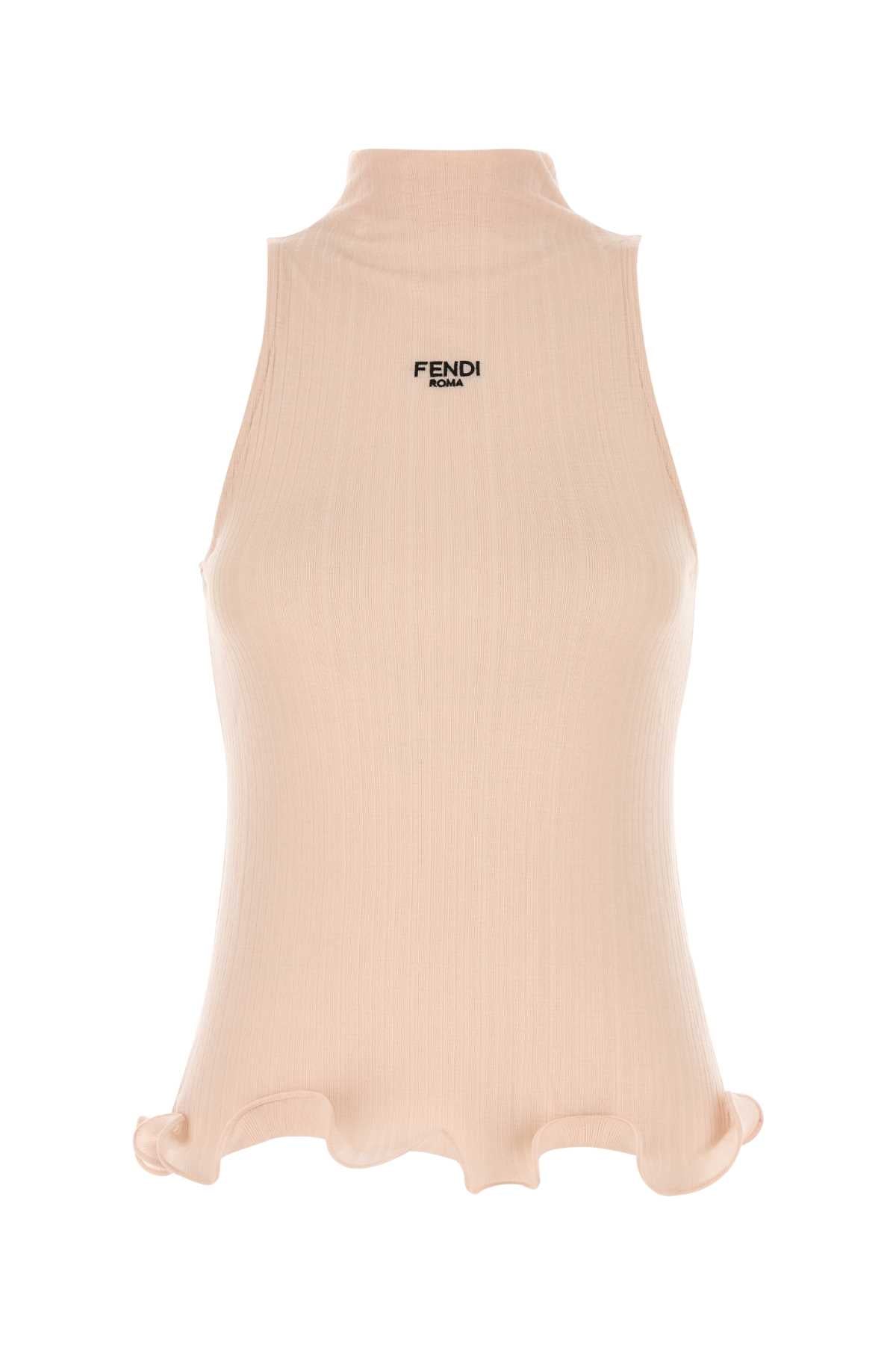 FENDI TOP FENDI ROMA RIB For Women Exterior: 100% Cotton