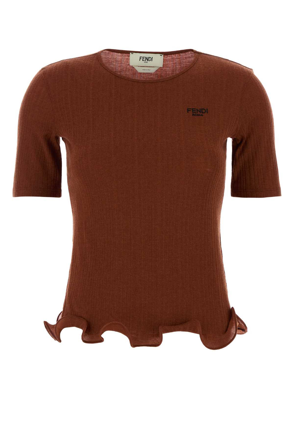 FENDI TOP FENDI ROMA RIB For Women Exterior: 100% Virgin wool