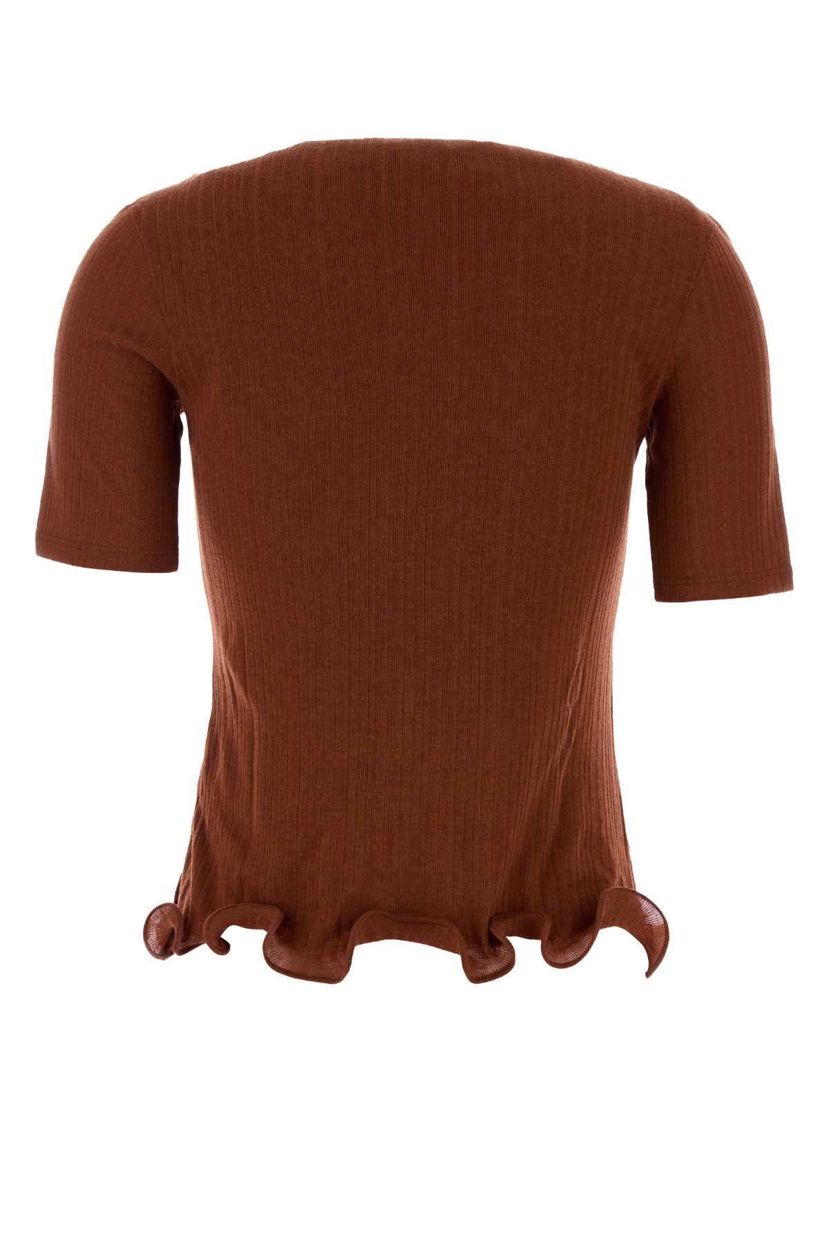 FENDI TOP FENDI ROMA RIB For Women Exterior: 100% Virgin wool