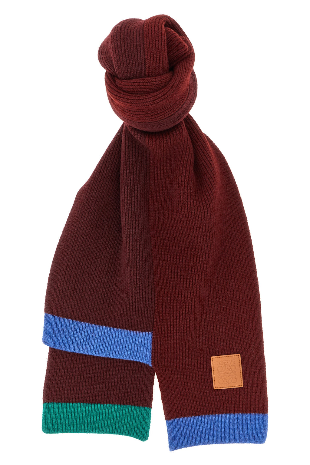 LOEWE Wool asymmetrical scarf For Women 100% wool