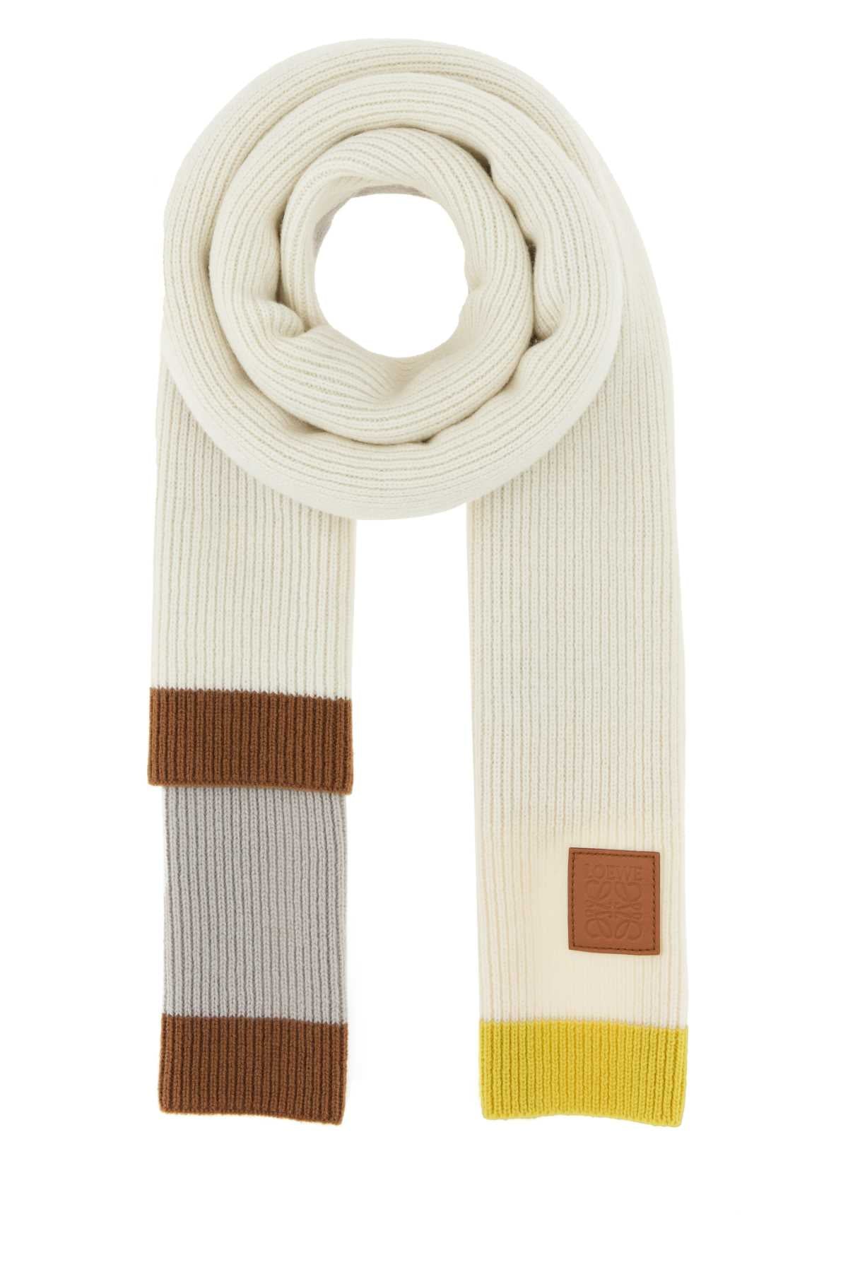 LOEWE 30X182 ASYMMETRIC SCARF For Women Exterior: 100% Wool