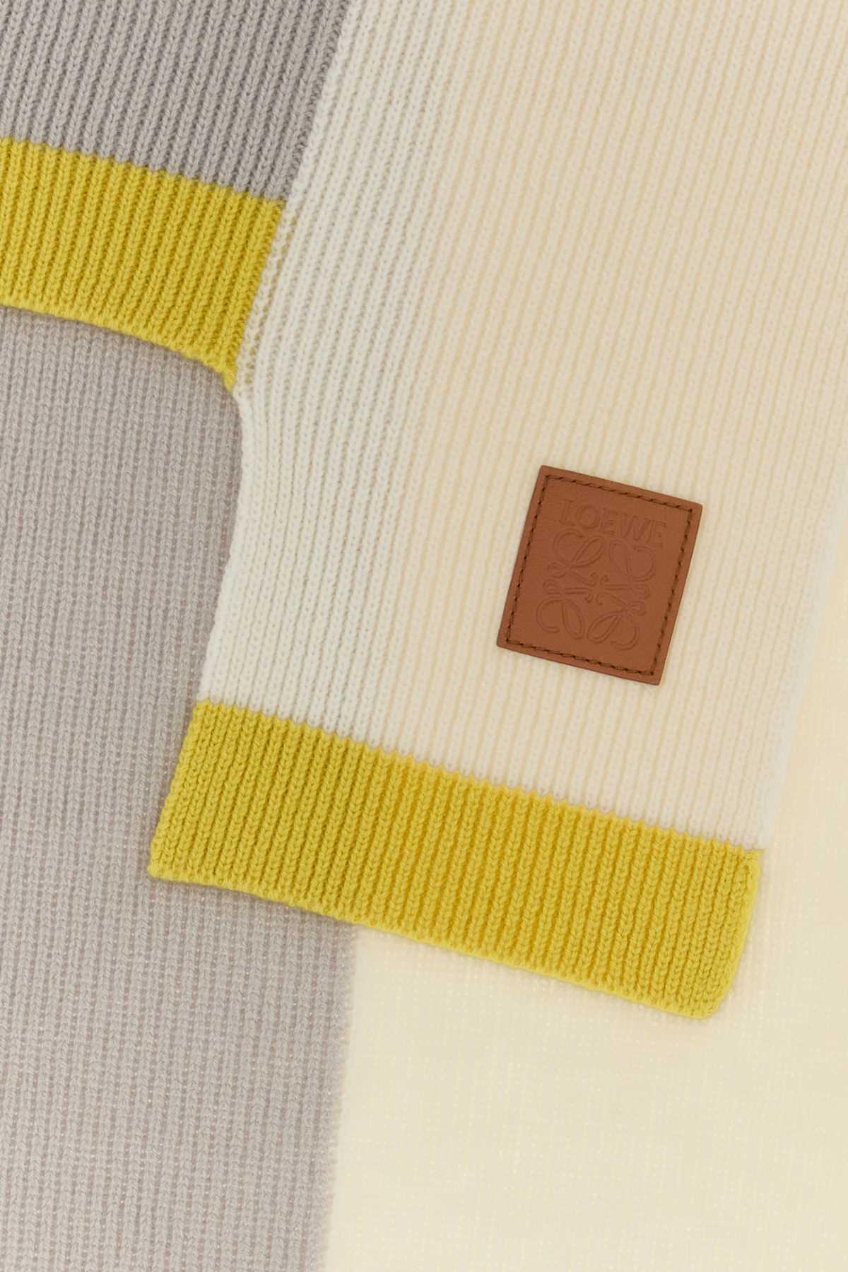 LOEWE 30X182 ASYMMETRIC SCARF For Women Exterior: 100% Wool