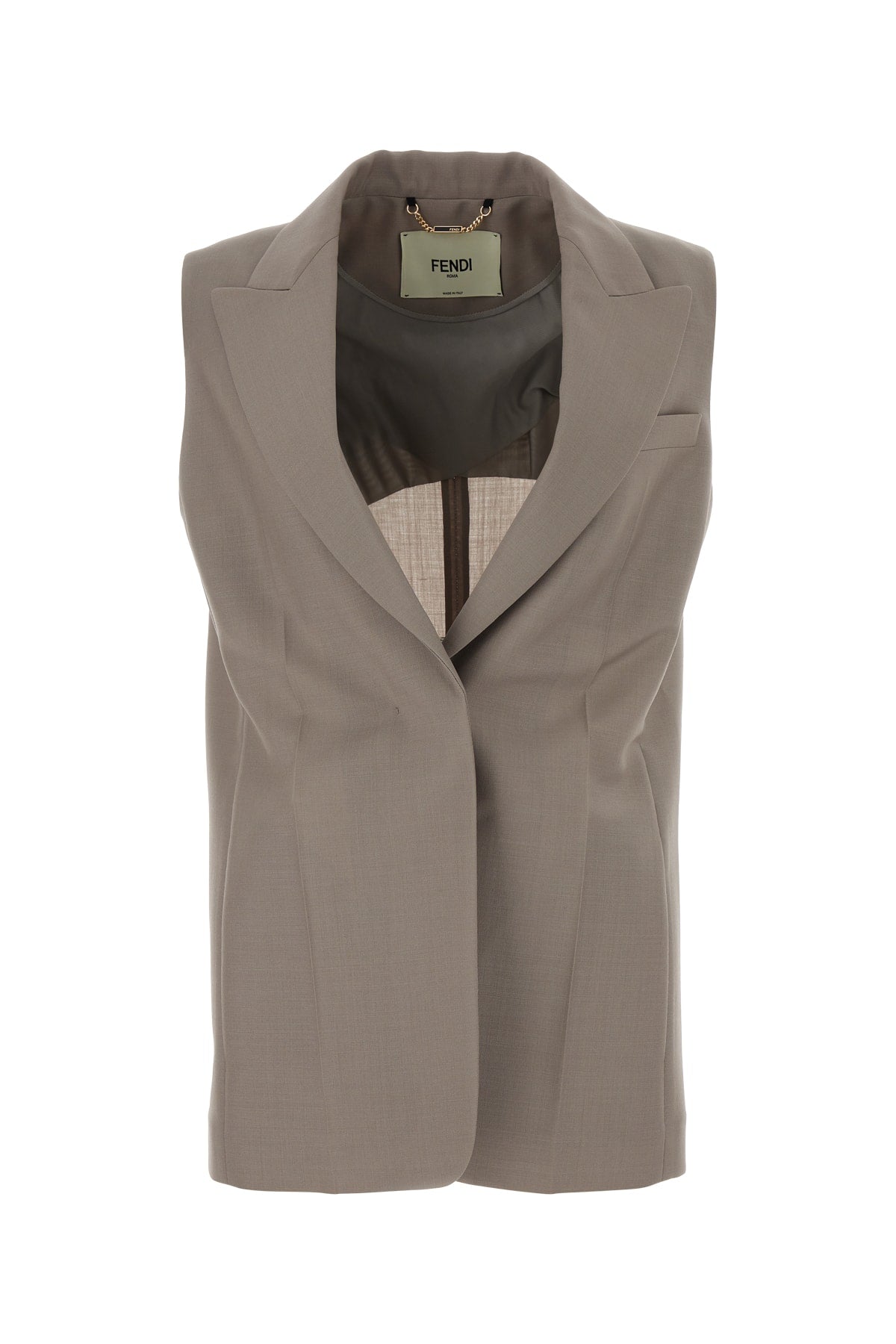 FENDI GIACCA For Women 60%WM,40%WO+FOD.:100%CU+BOTT:1