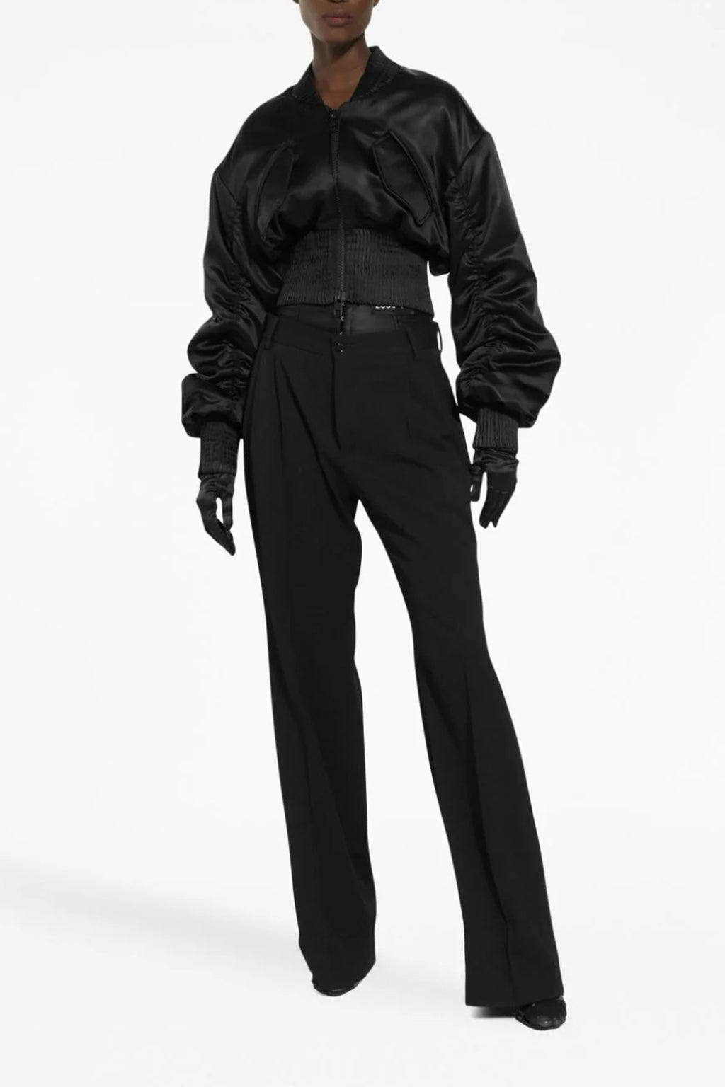 DOLCE & GABBANA Flared pants For Women 97% VIRGIN WOOL 3% elastane