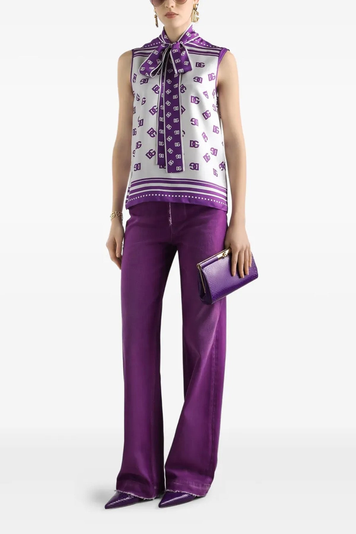 DOLCE & GABBANA 5-pocket pants For Women 100% cotton