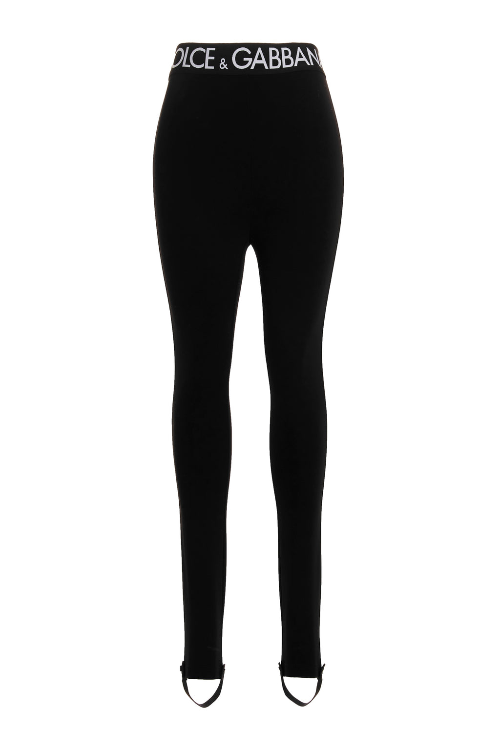 DOLCE & GABBANA Logo leggings For Women 68% viscose 28% polyamide 4% elastane