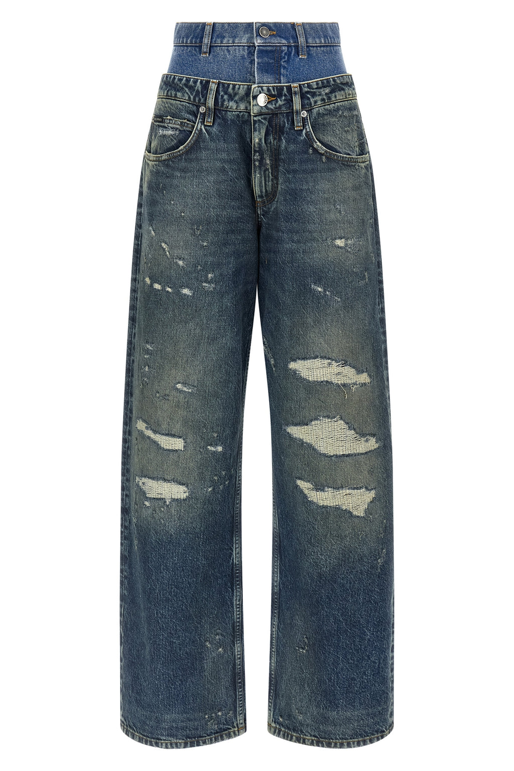 DOLCE & GABBANA Double layer jeans For Women 100% cotton