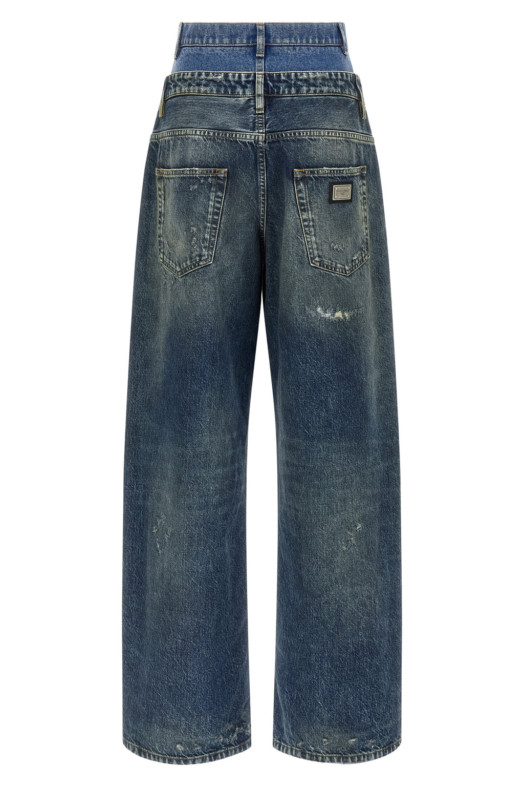 DOLCE & GABBANA Double layer jeans For Women 100% cotton