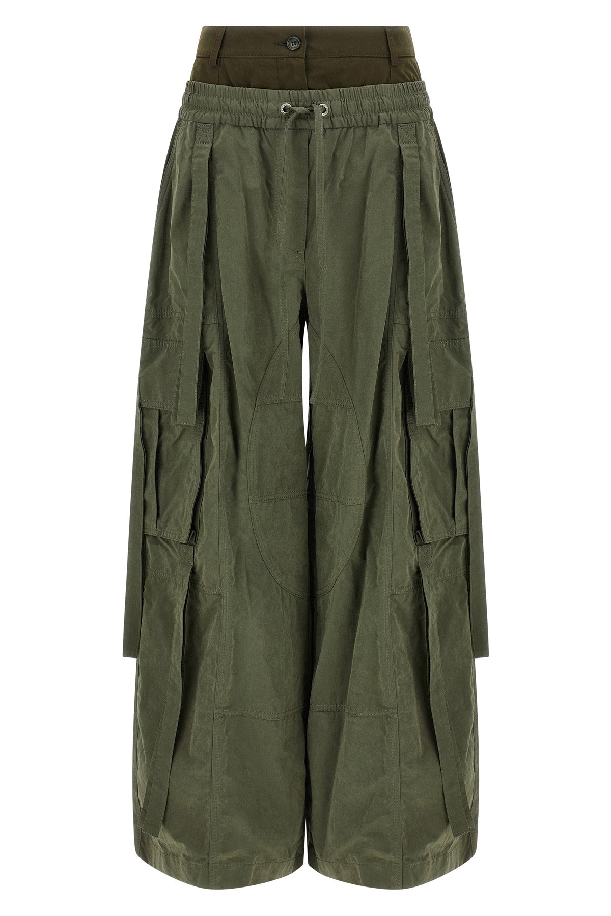DOLCE & GABBANA Double layer cargo pants For Women 45% cotton 39% polyester 16% polyamide