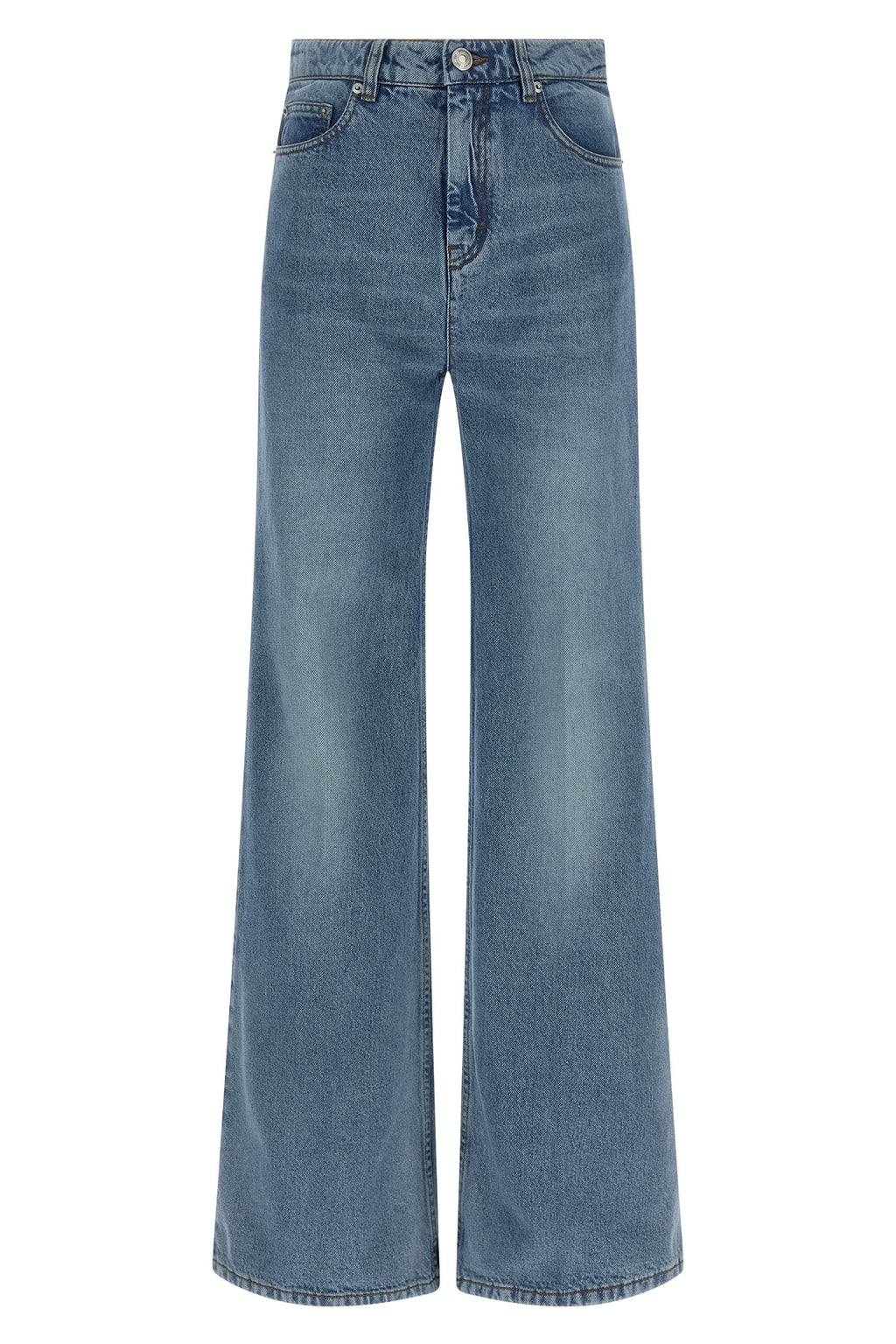 AMI PARIS Flared leg jeans For Women 100% cotton