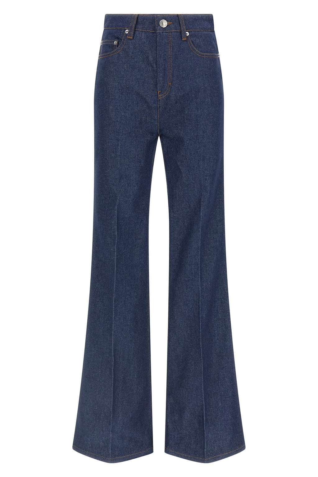 AMI PARIS Flared leg jeans For Women 100% cotton