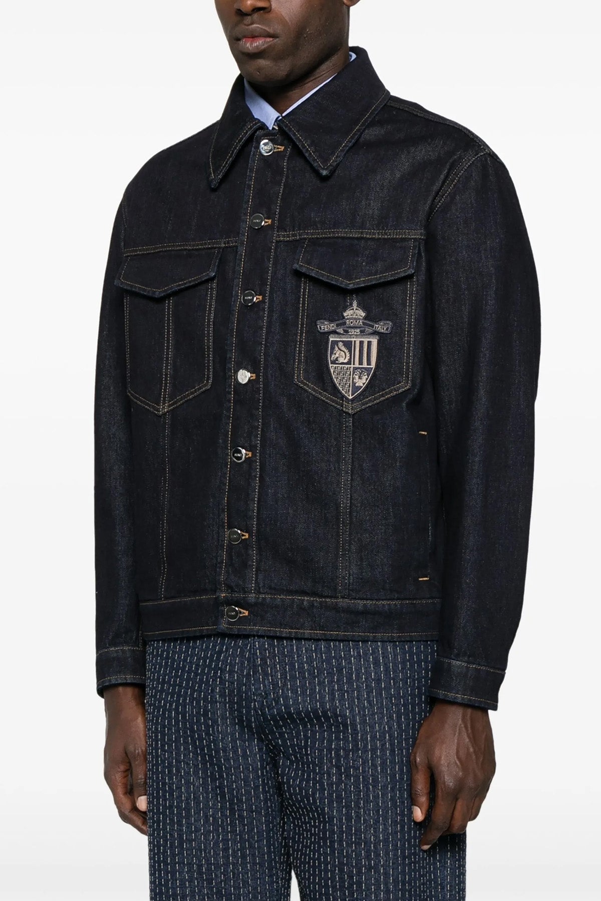 FENDI Fendi Crest jacket For Men 100% cotton