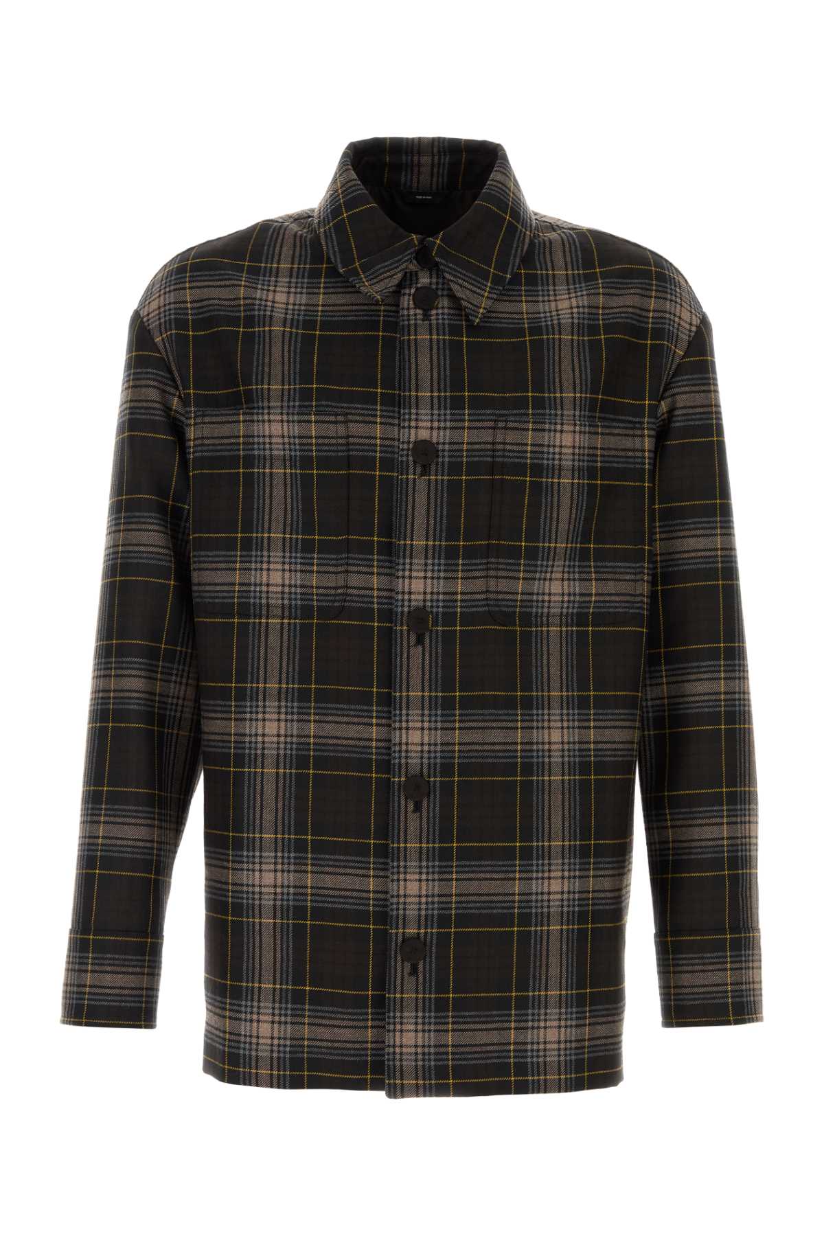FENDI GO TO CHECK JKT For Men Exterior: 100% Wool