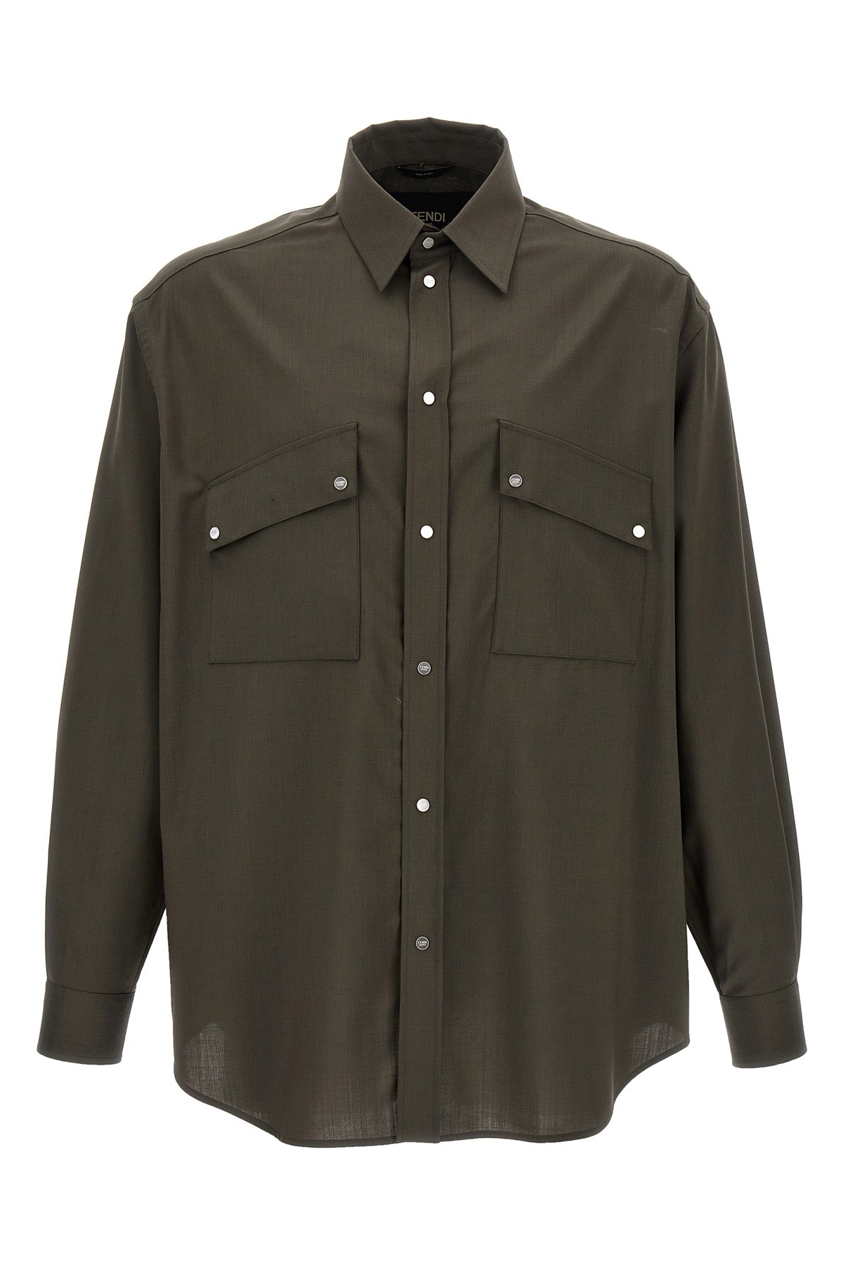 FENDI Wool shirt For Men 100% wool