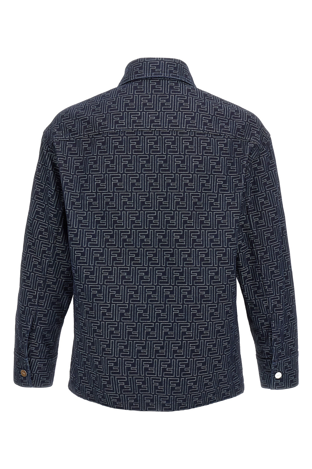 FENDI Overshirt denim FF For Men 100% cotton
