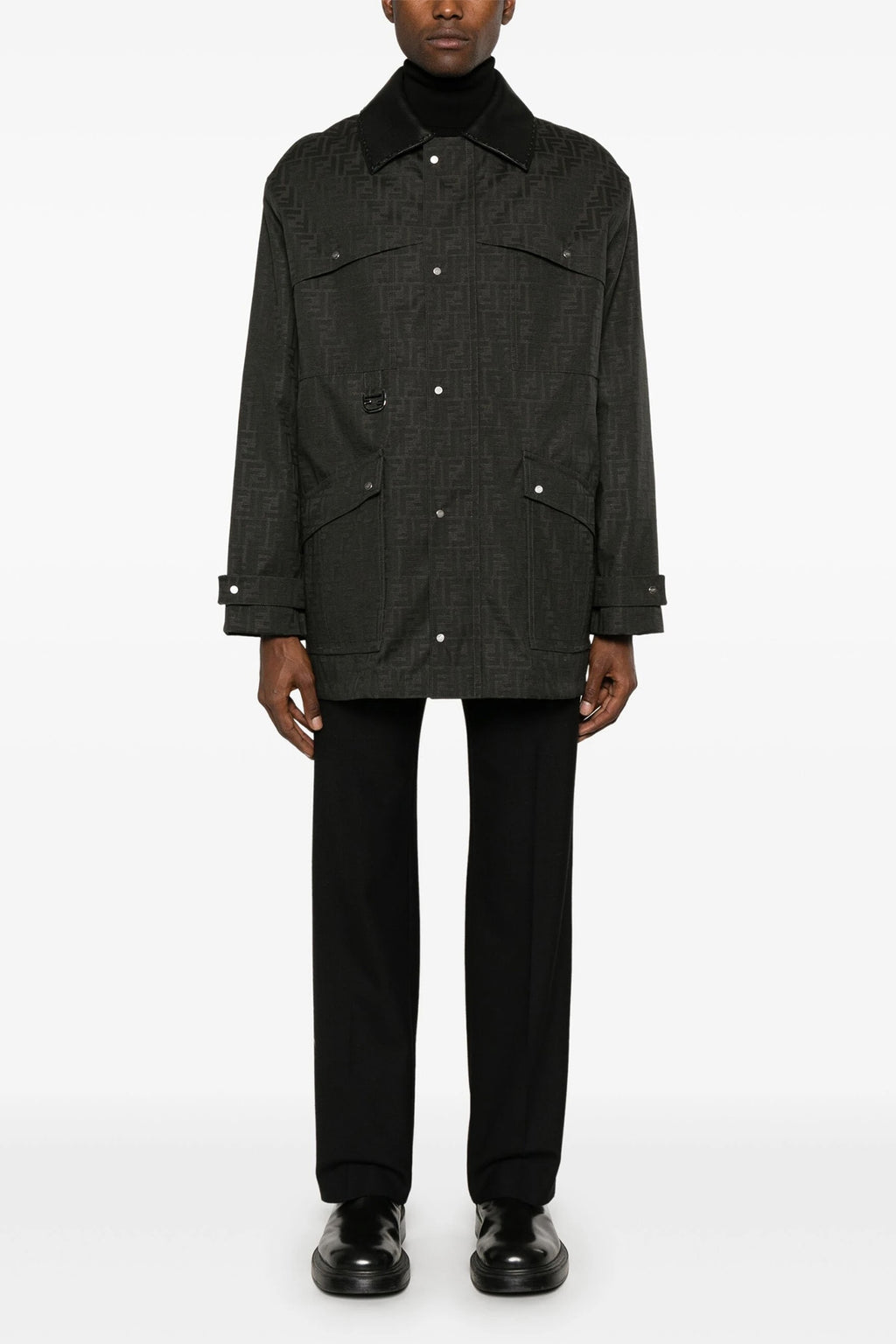 FENDI 'FF' jacket For Men 65% polyester, 35% cotton