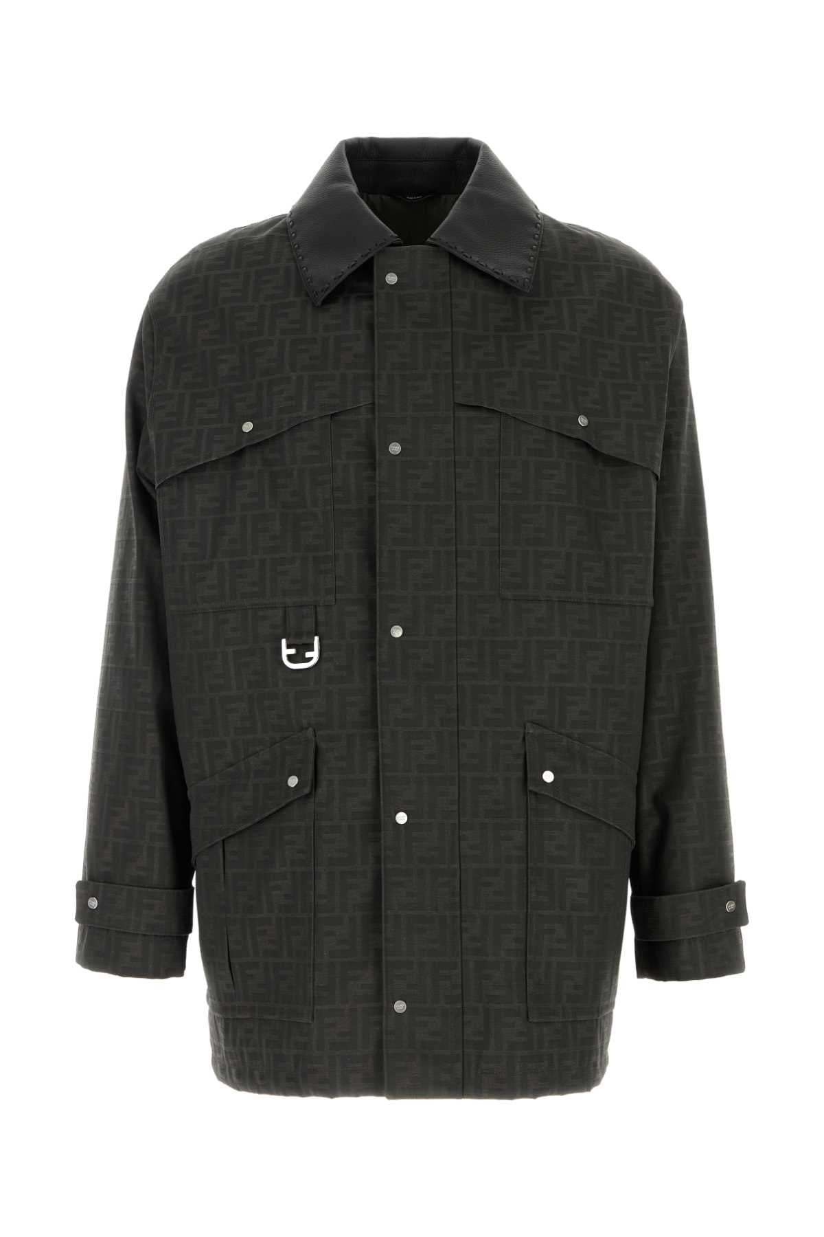 FENDI COACH JKT FF For Men Exterior: 65% Polyester 35% Cotton Lining: 100% Nylon