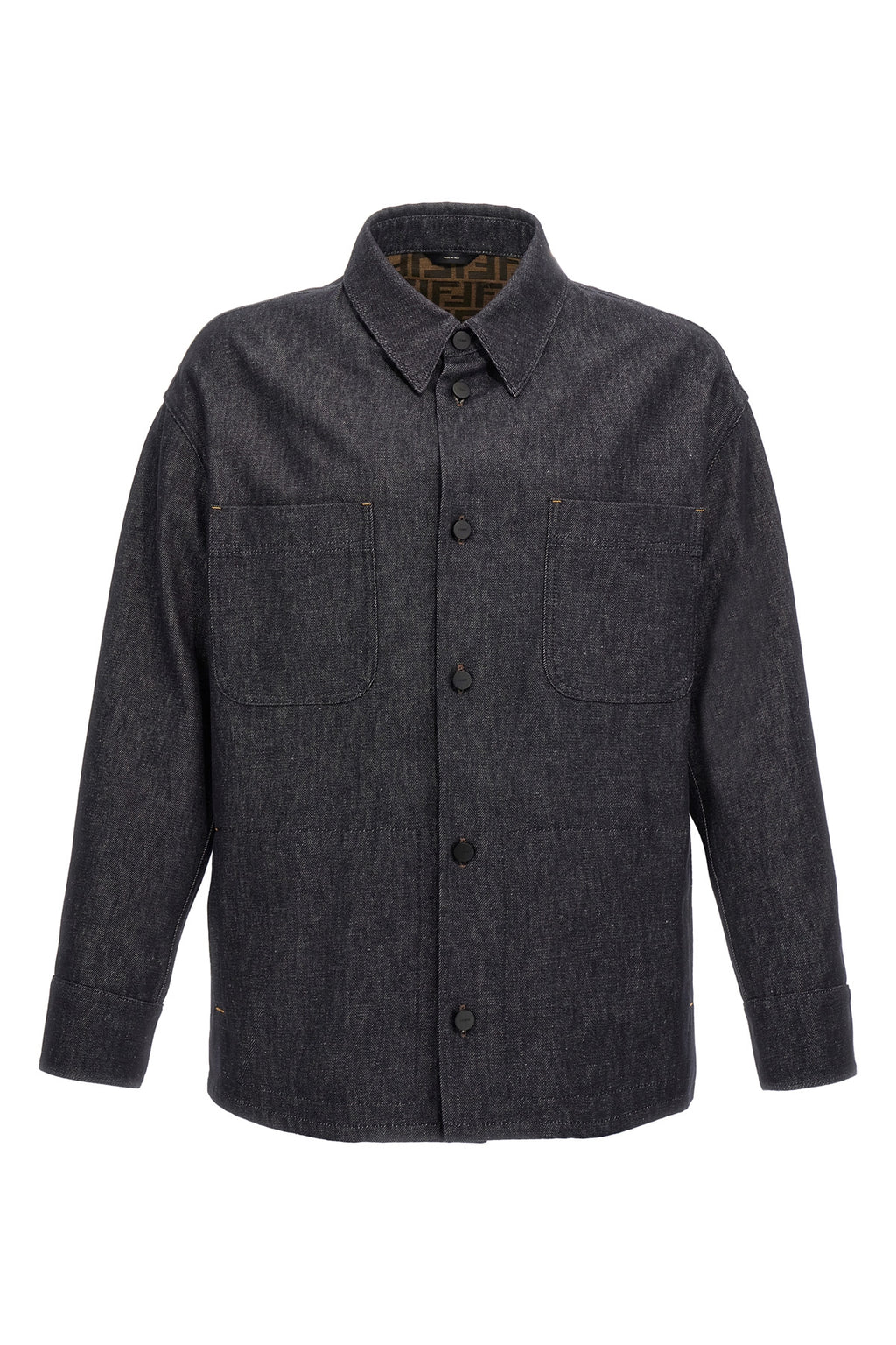 FENDI Denim jacket For Men 100% cotton