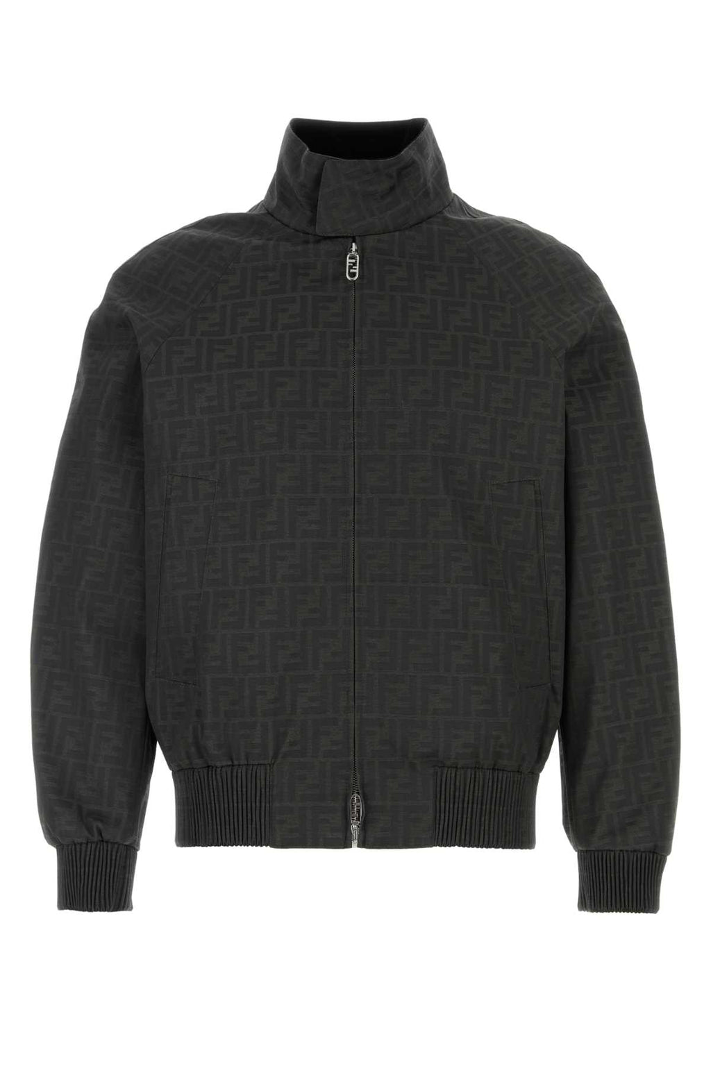 FENDI BOMBER FF For Men Exterior: 65% Polyester 35% Cotton Lining: 100% Nylon