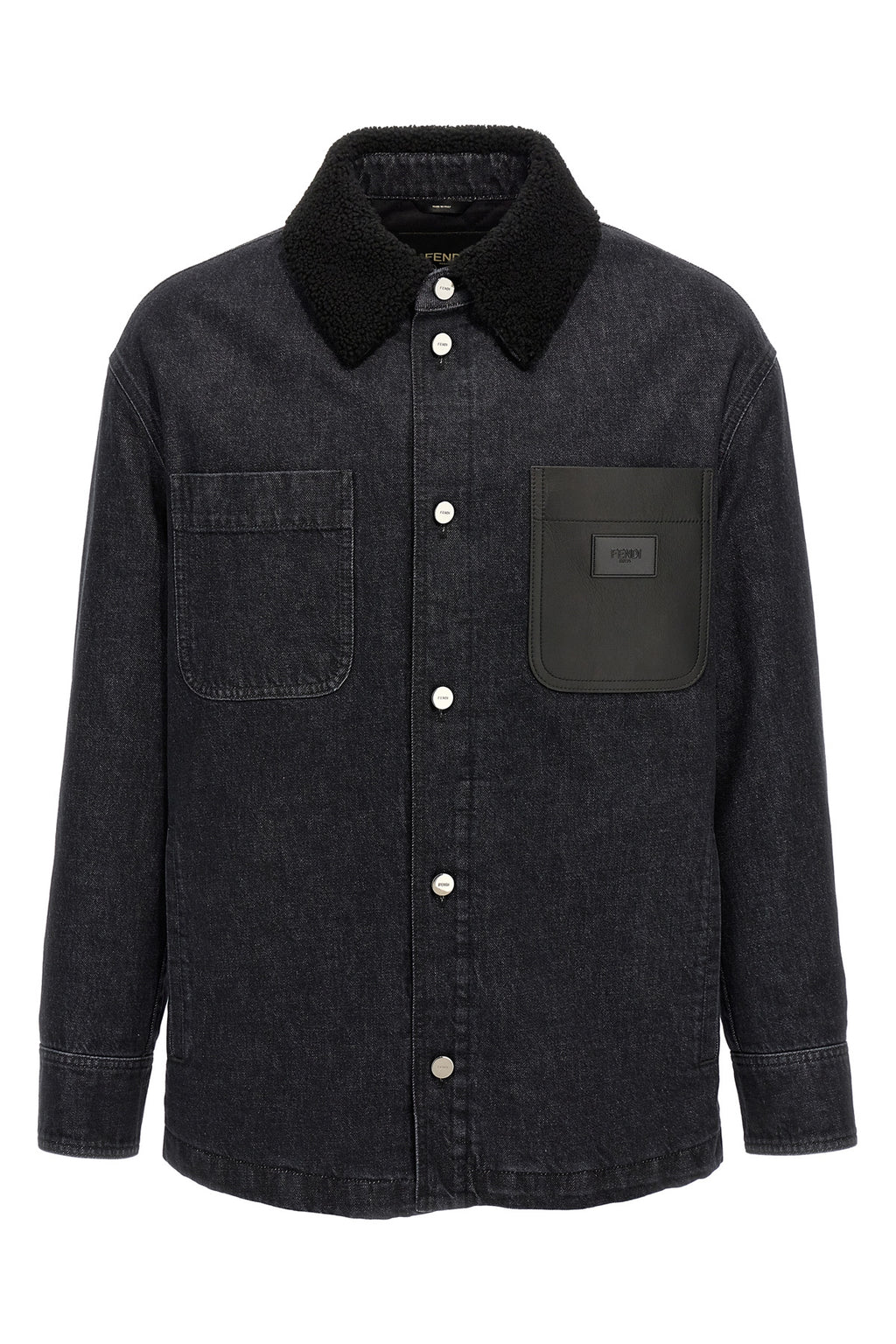 FENDI Denim jacket For Men 100% cotton