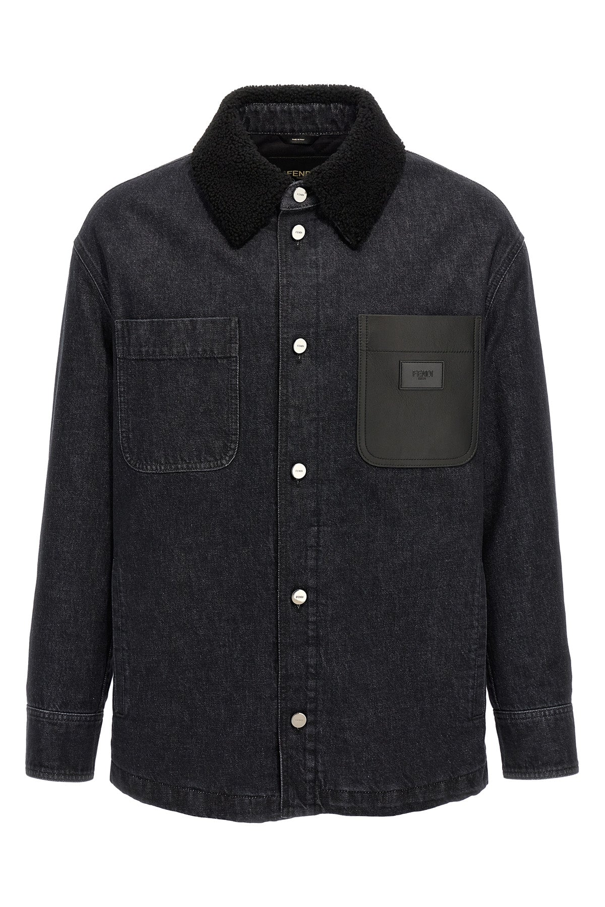 FENDI Denim jacket For Men 100% cotton
