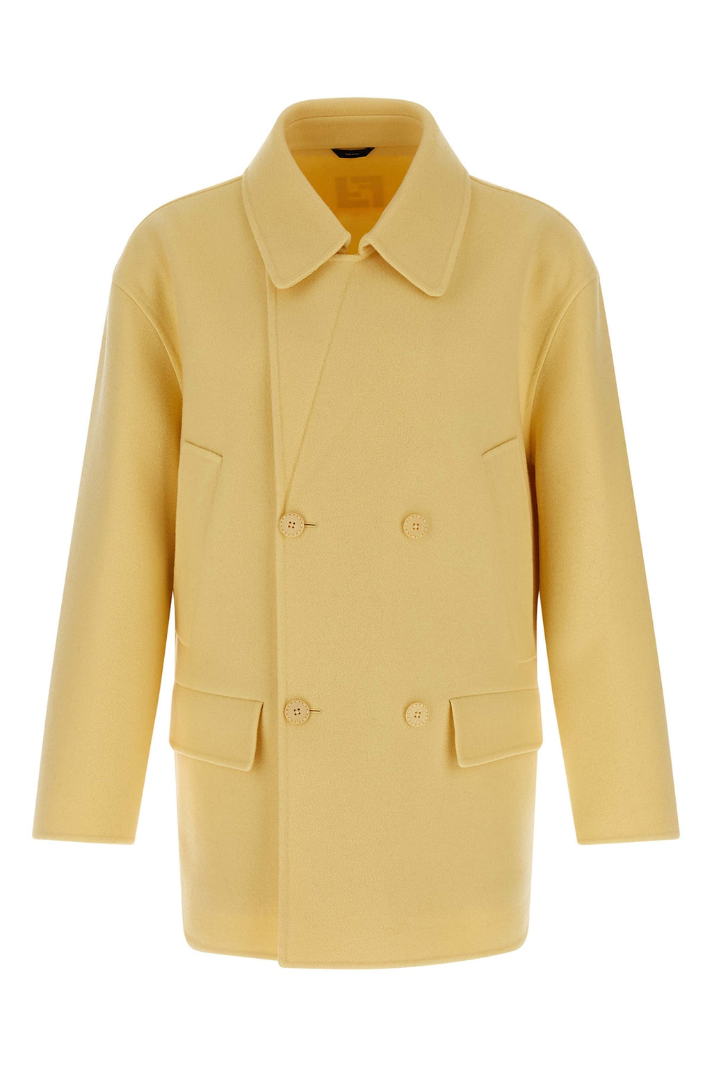 FENDI Caban coat For Men 100% virgin wool