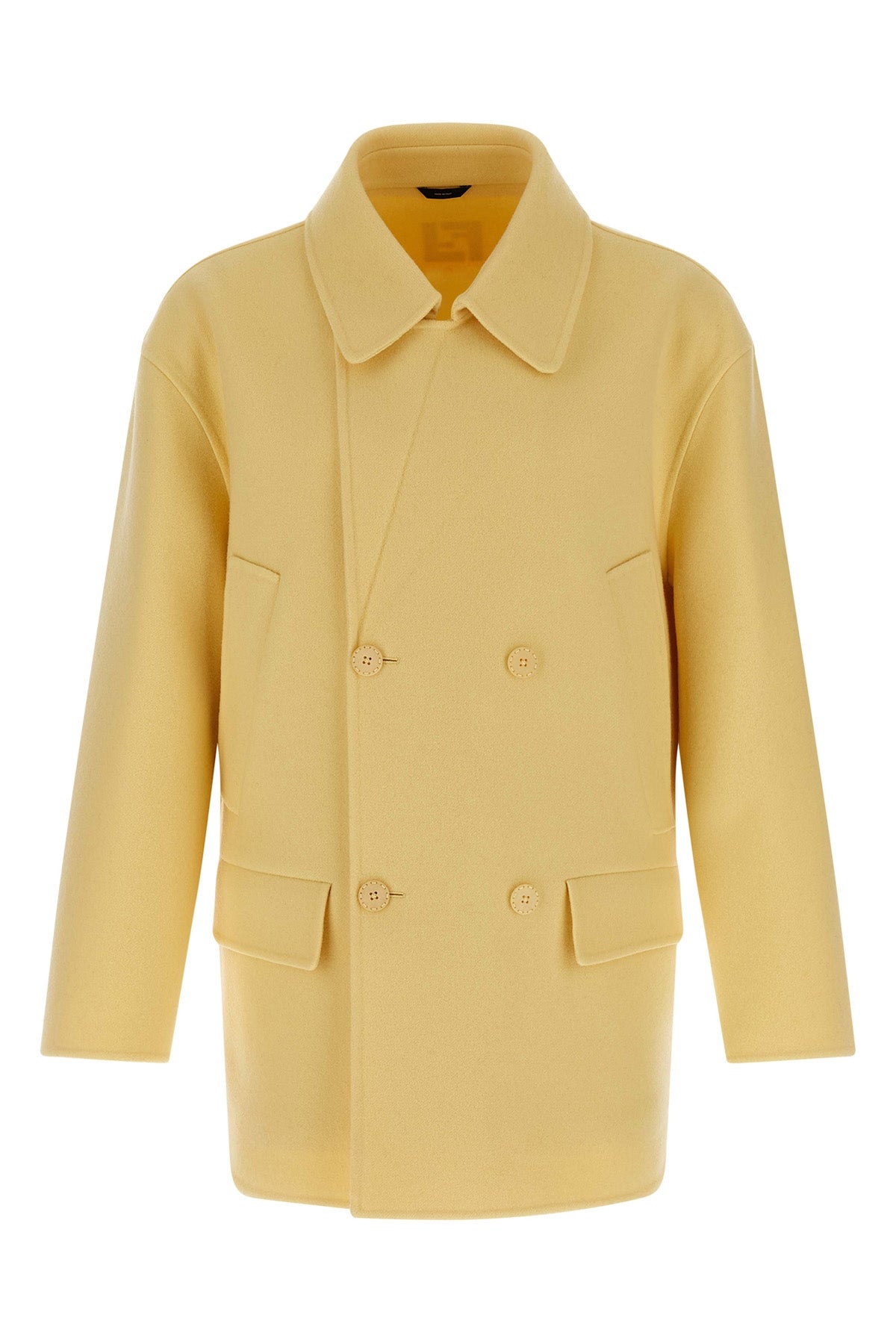 FENDI Caban coat For Men 100% virgin wool