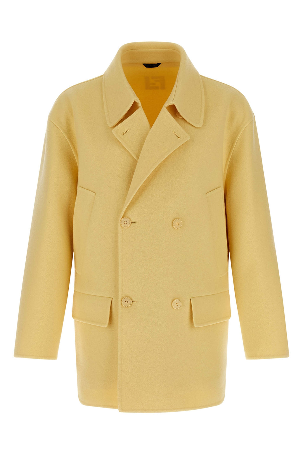 FENDI Caban coat For Men 100% virgin wool