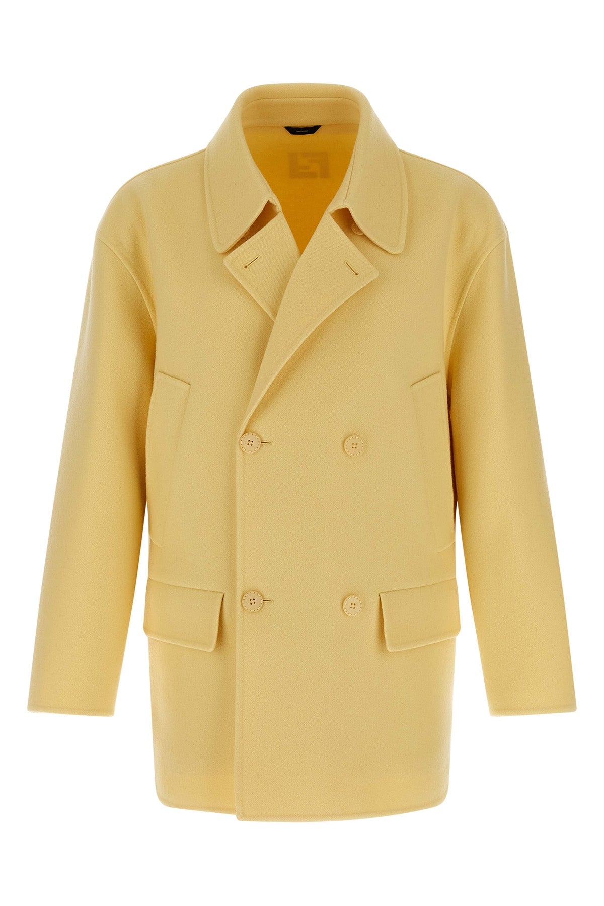FENDI Caban coat For Men 100% virgin wool
