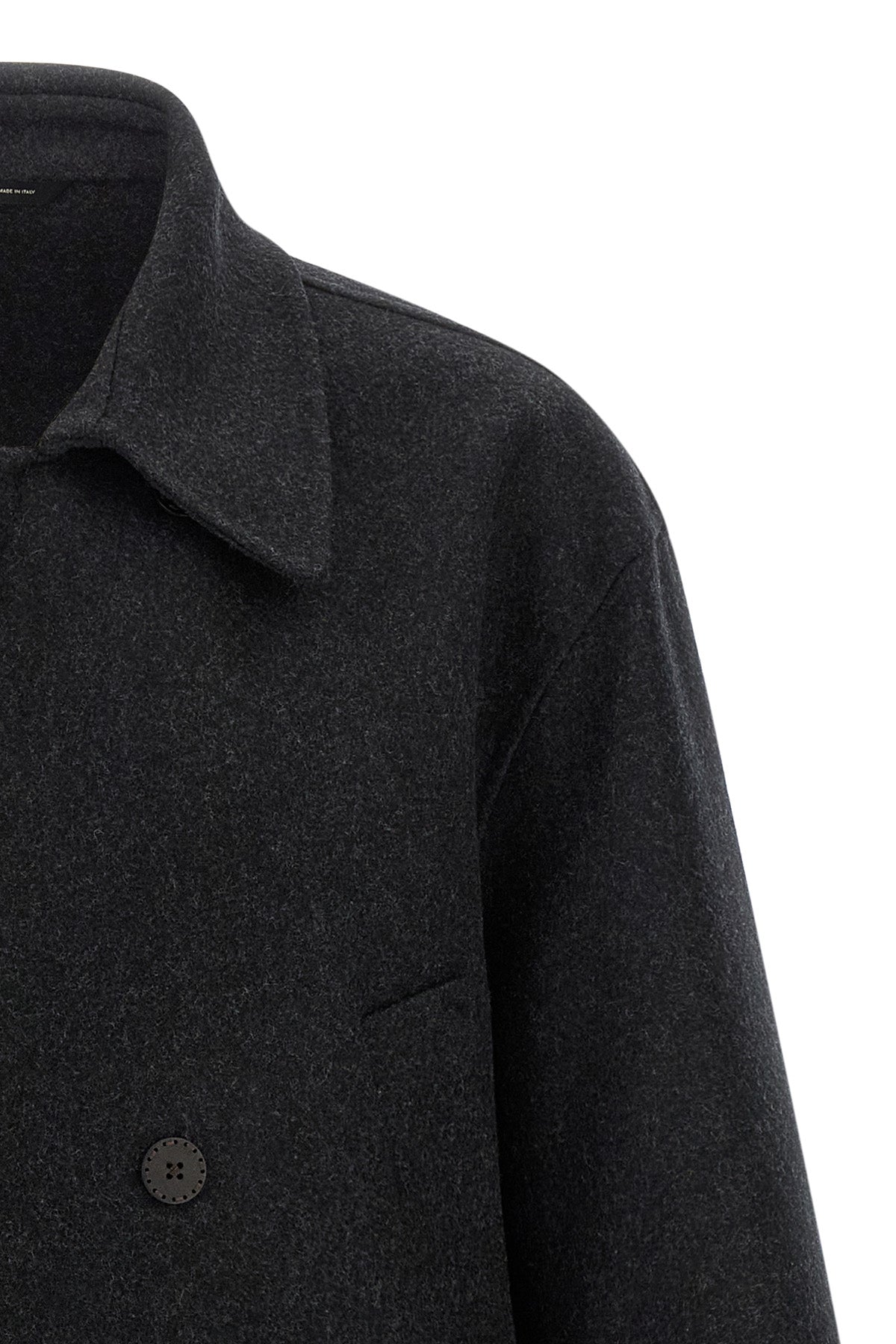 FENDI Felt wool coat For Men 100% virgin wool