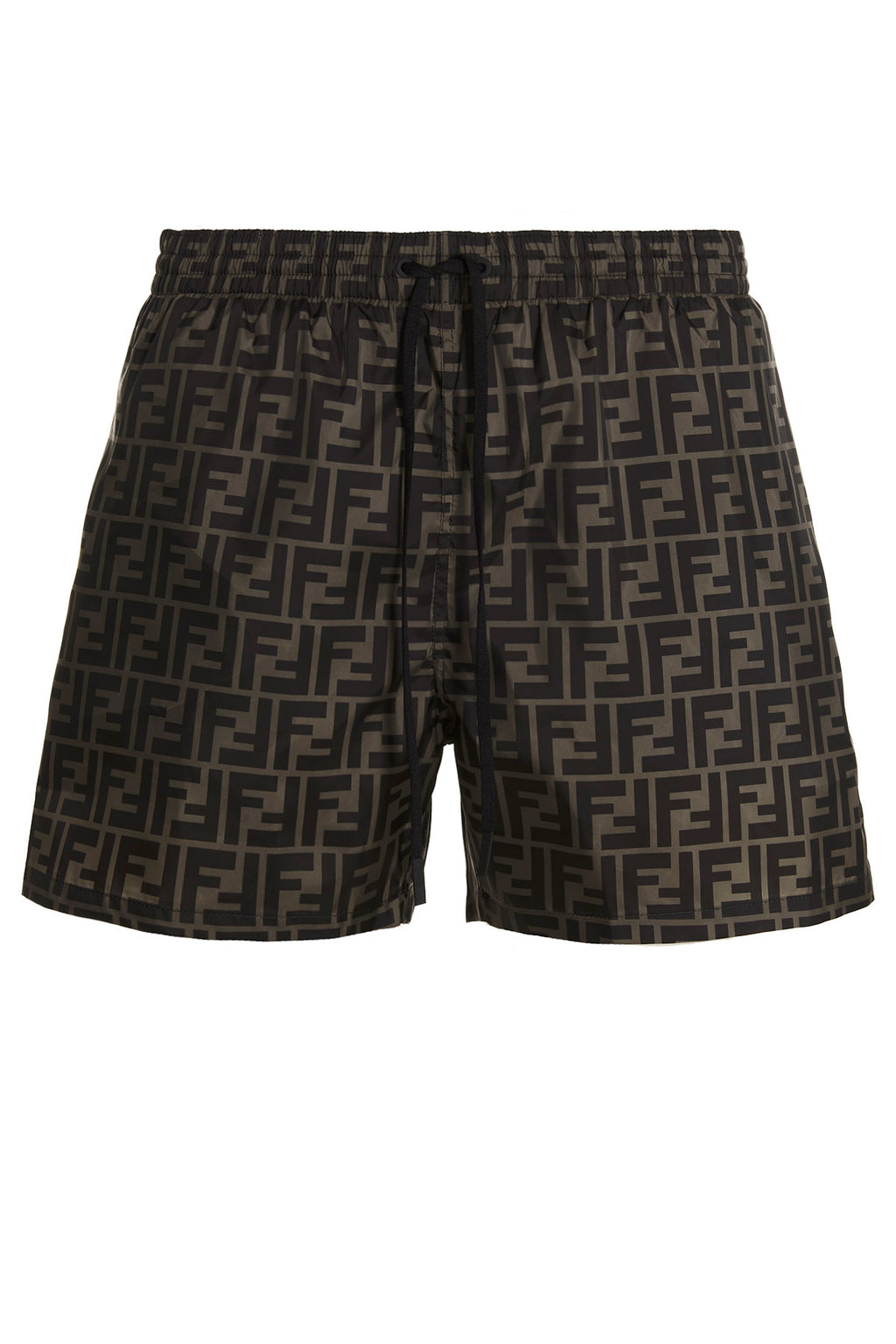FENDI All-over logo beach shorts For Men 100% polyester