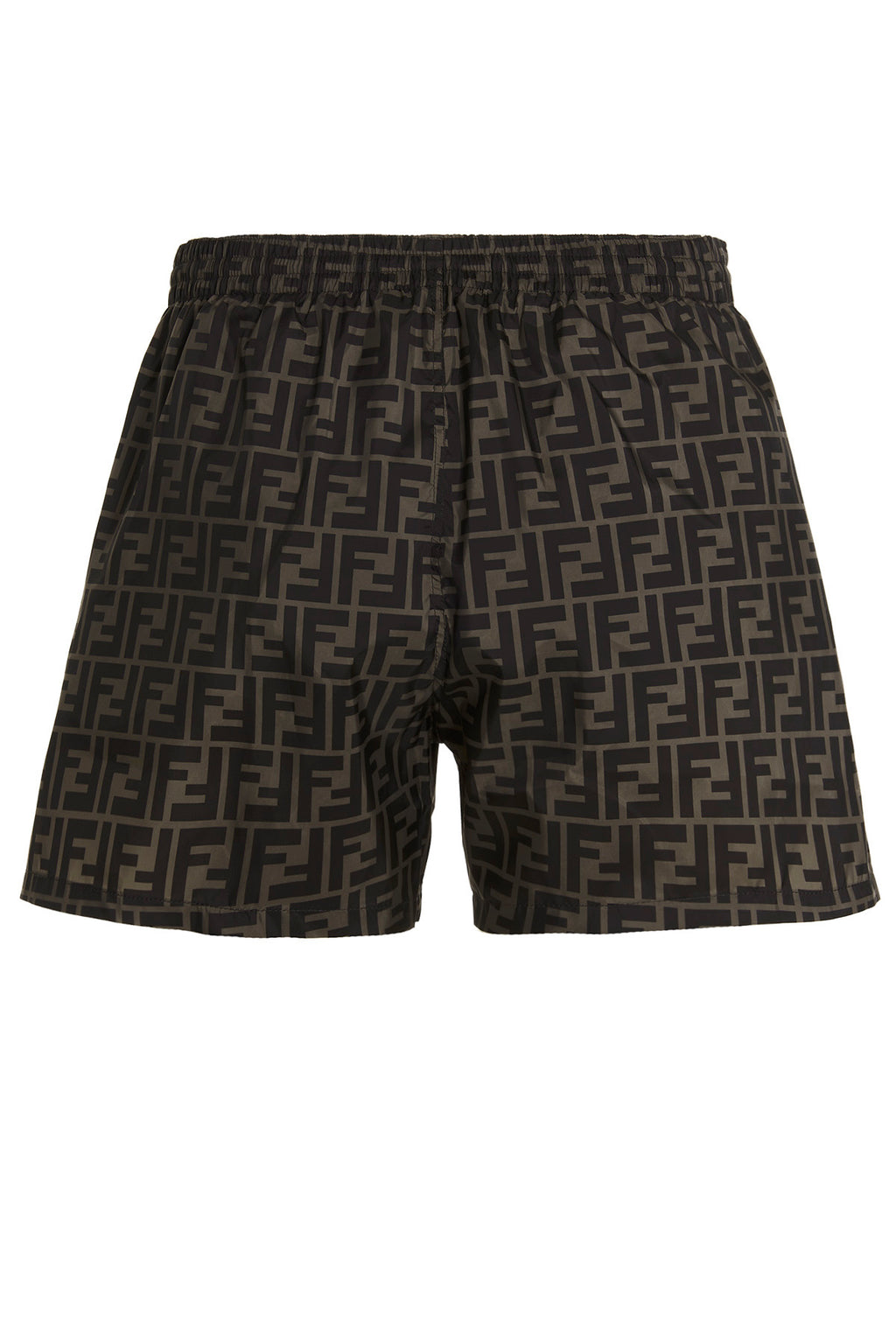 FENDI All-over logo beach shorts For Men 100% polyester