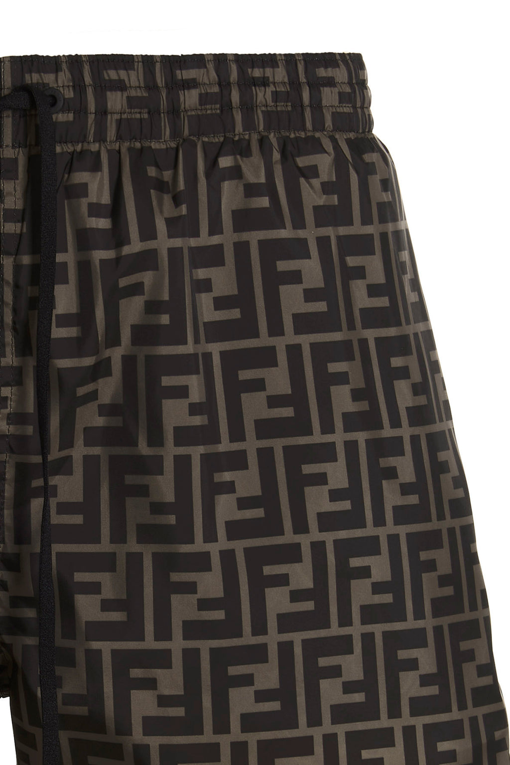 FENDI All-over logo beach shorts For Men 100% polyester