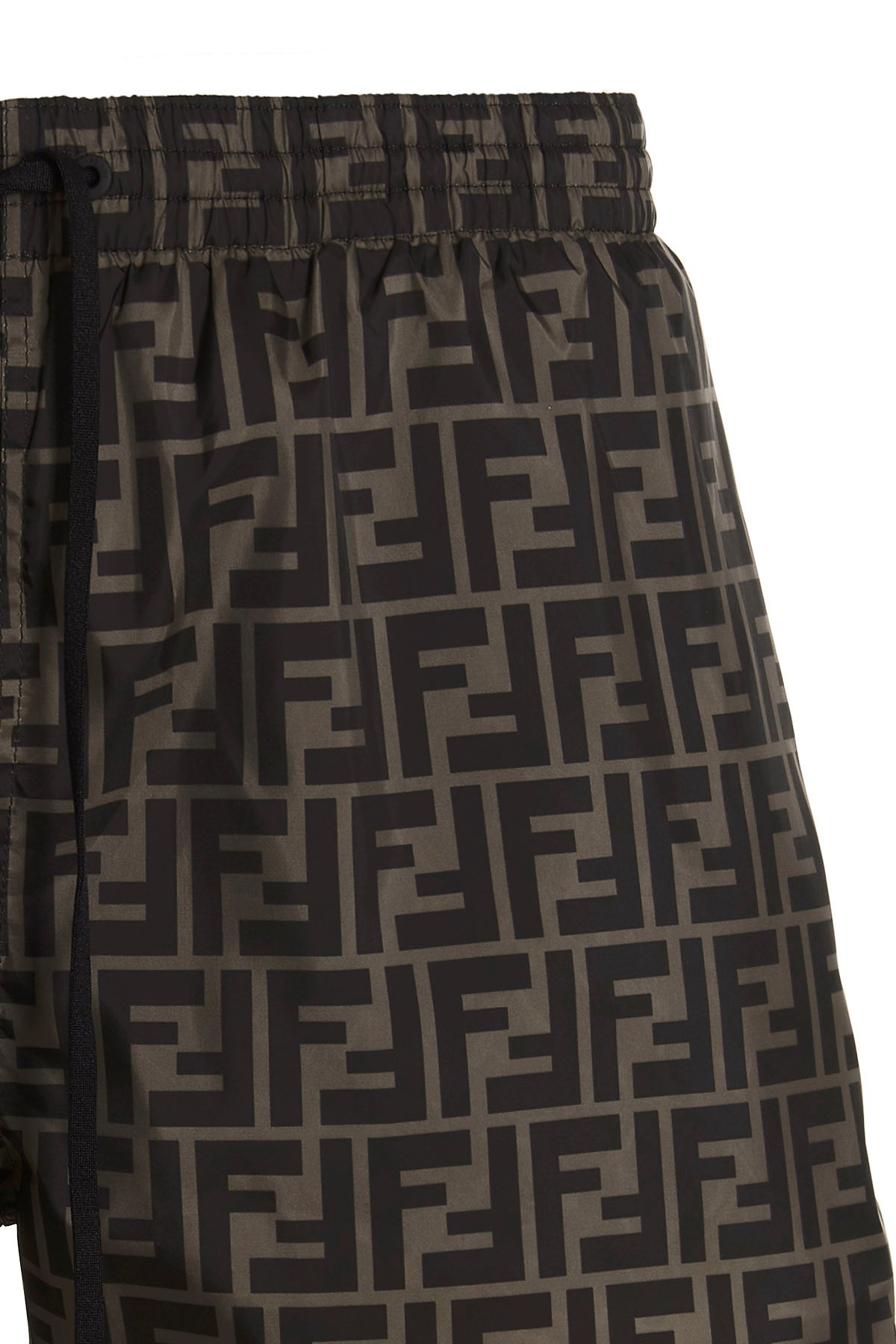 fendi All-over logo beach shorts