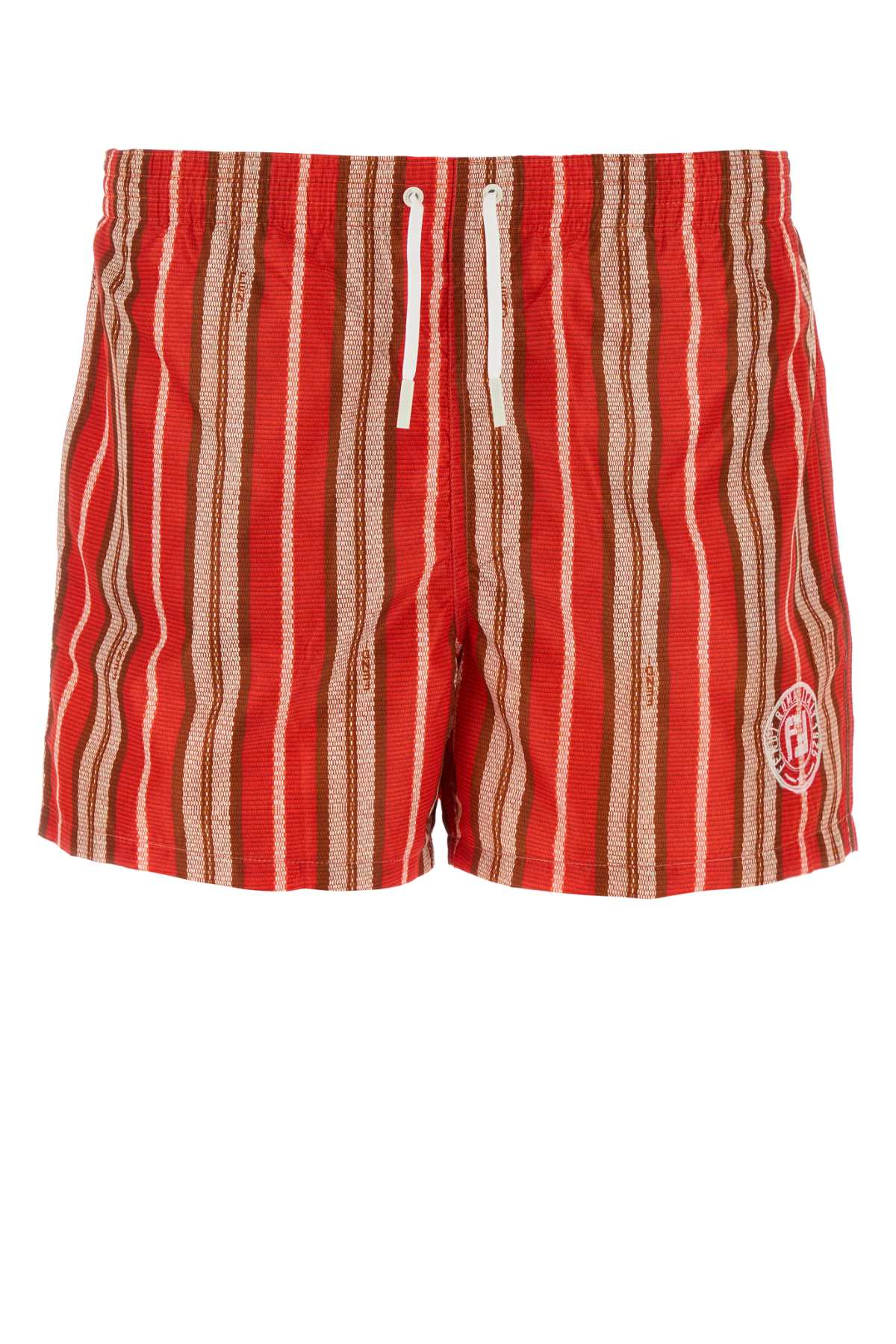 FENDI BOXER NY STRIPES For Men Exterior: 92% Nylon 8% Elastan Lining: 100% Polyester