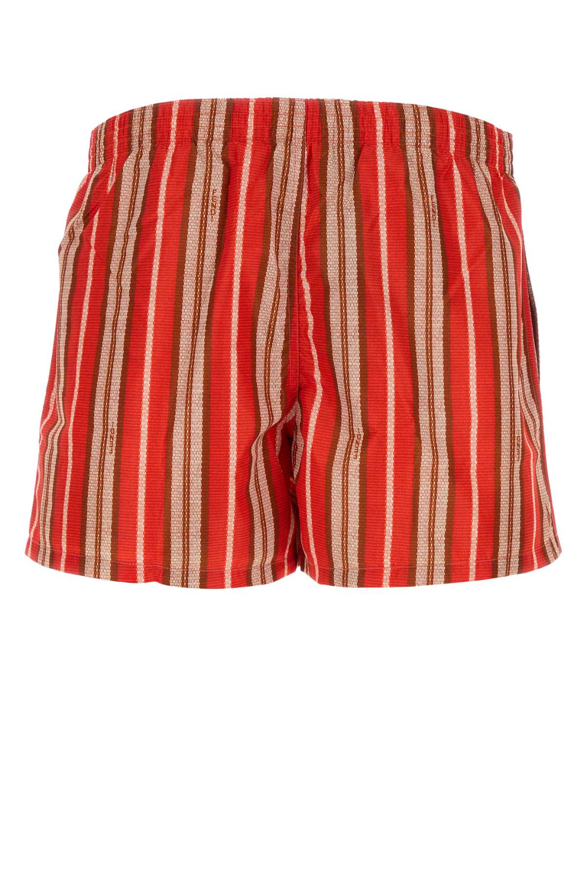 FENDI BOXER NY STRIPES For Men Exterior: 92% Nylon 8% Elastan Lining: 100% Polyester