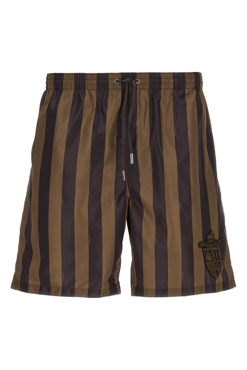 FENDI 'Fendi Crest' swimsuit For Men 100% polyester