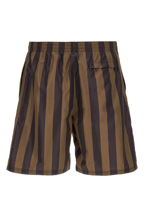 FENDI 'Fendi Crest' swimsuit For Men 100% polyester