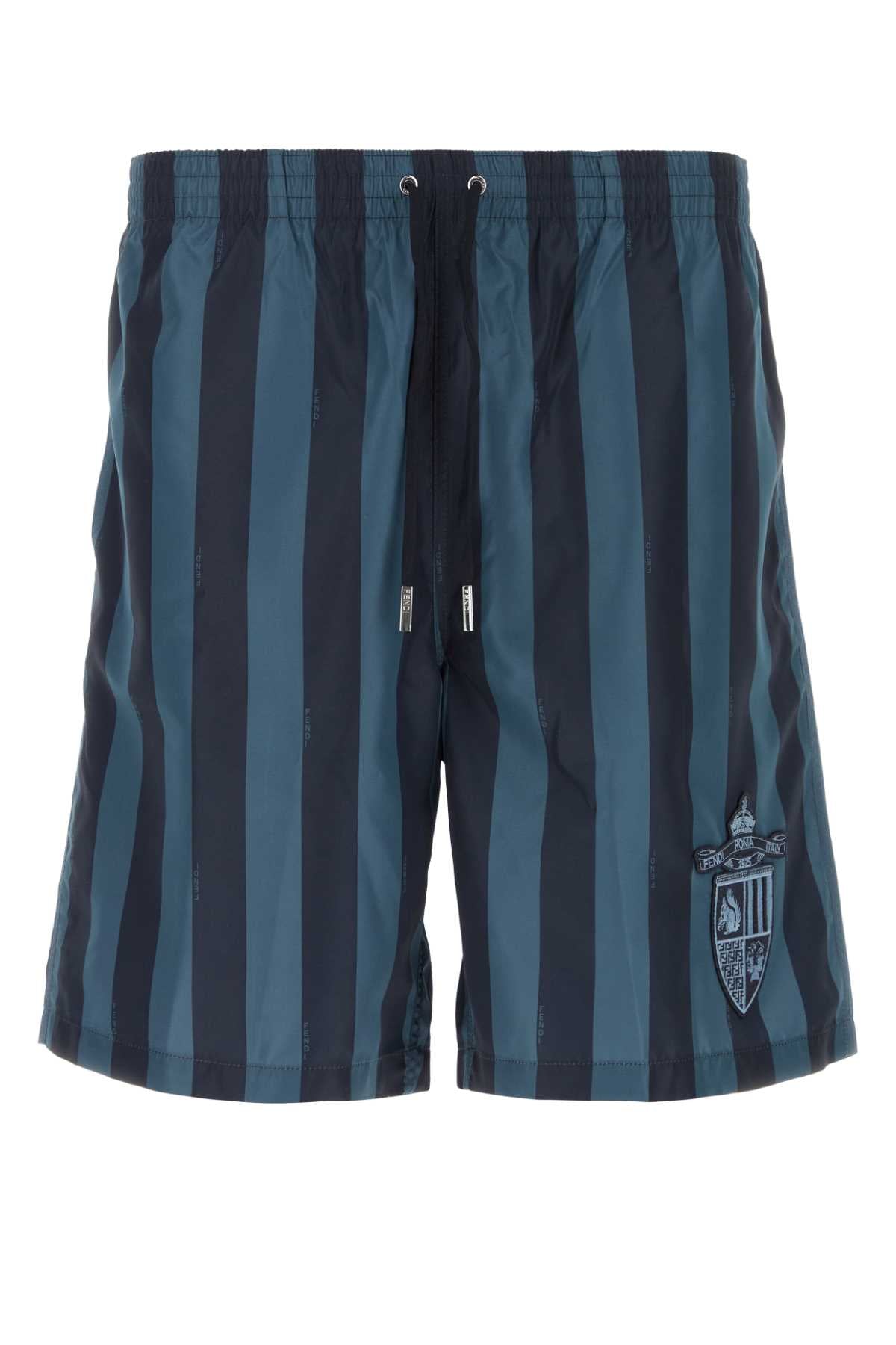 FENDI BOXER FENDI CREST PEQUIN NY For Men Exterior: 100% Polyester