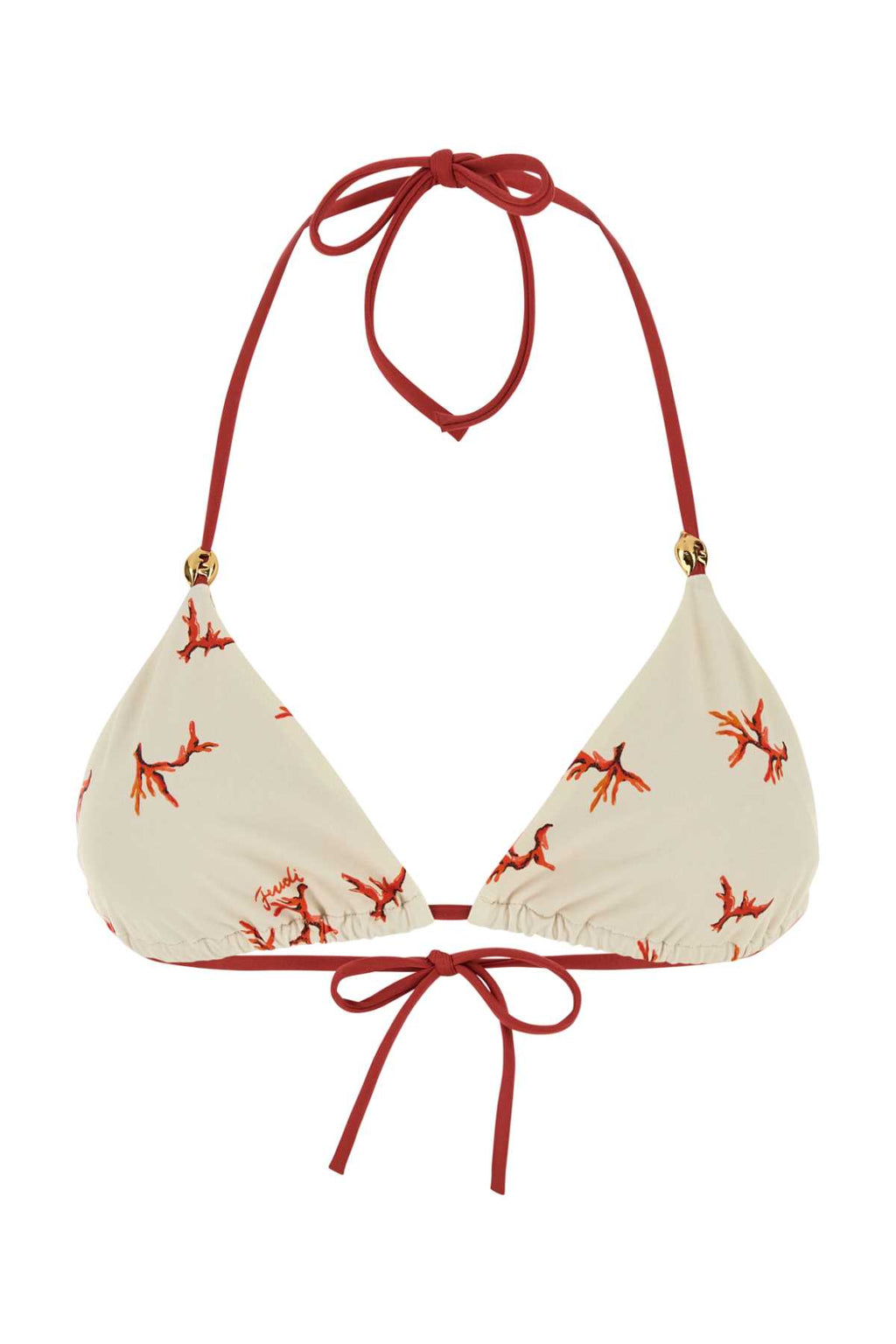FENDI TRIANGOLO CORAL REEF LYC For Women Exterior: 78% Nylon 22% Elastane Lining: 82% Nylon 18% Elastane