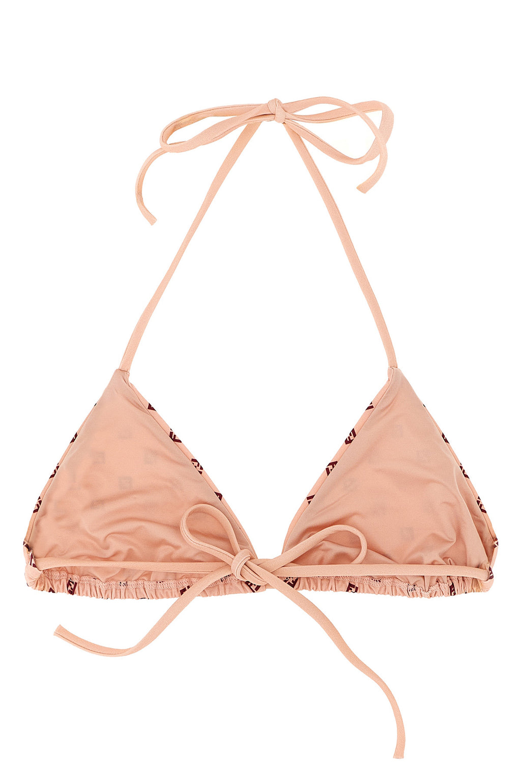 FENDI Micro patchwork bikini top For Women 78% polyamide, 22% elastane