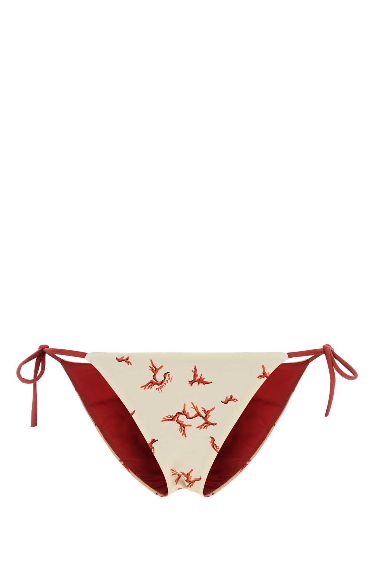FENDI TANGA CORAL REEF LYC For Women Exterior: 78% Nylon 22% Elastane Lining: 82% Nylon 18% Elastane