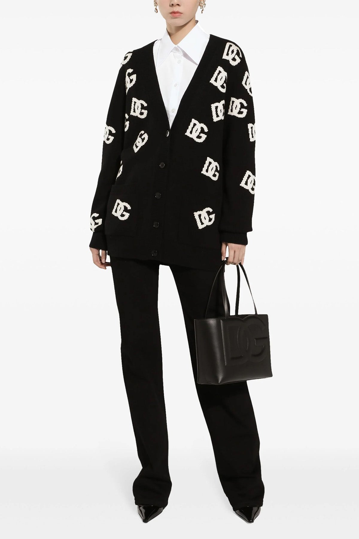 dolce & gabbana Jacquard logo cardigan