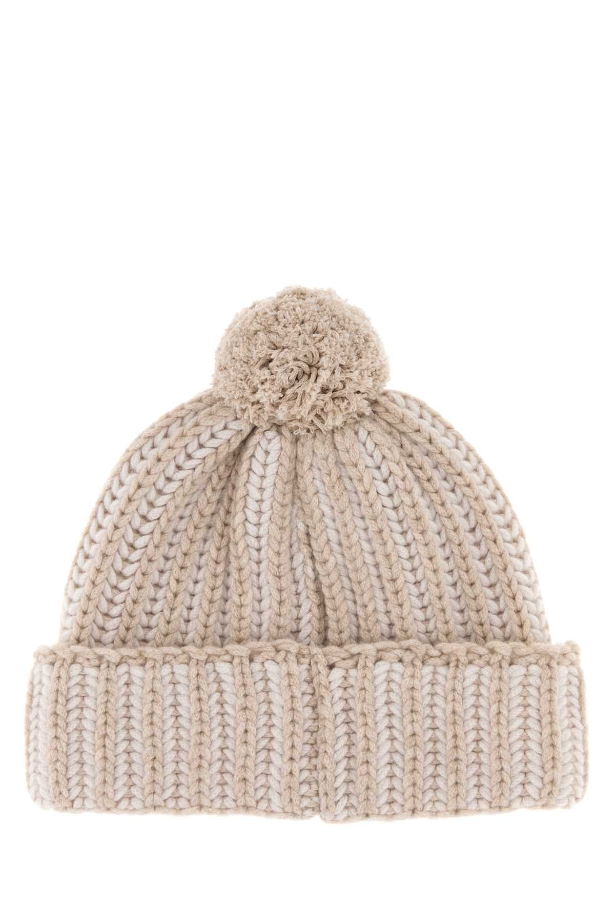 FENDI BEANIE MAGLIA INGLESE For Women Exterior: 85% Virgin wool 15% Cashmere